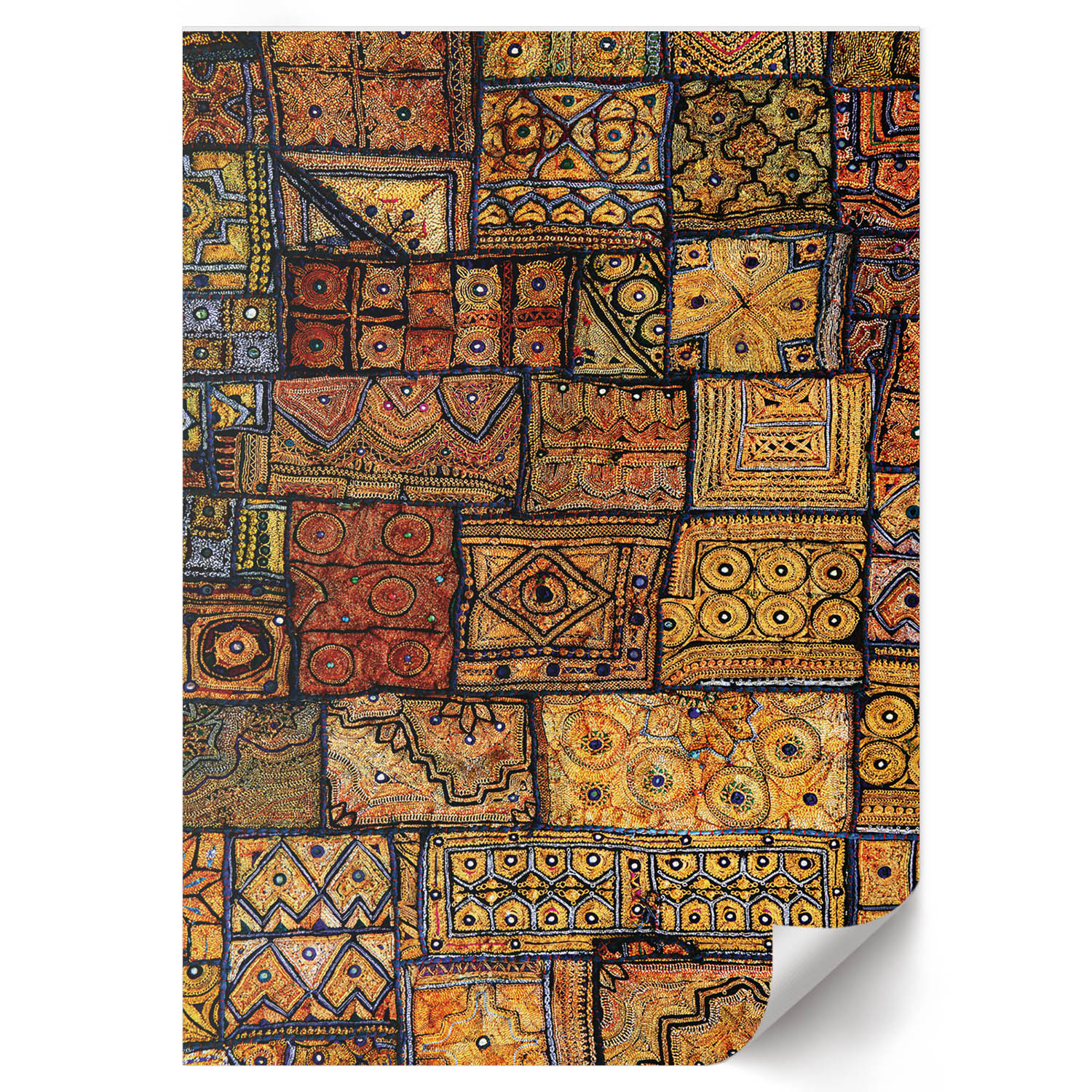 Tapis Vinyle Universel Multicolore Pour Salon 80x120 Cm