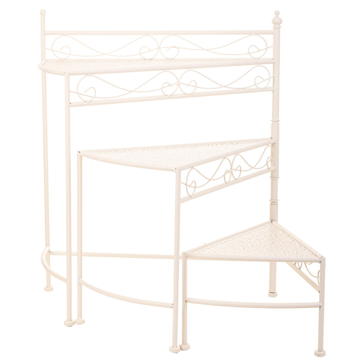 Sous-pot Alexandra House Living Blanc Métal Fer 25 X 37 X 59 Cm
