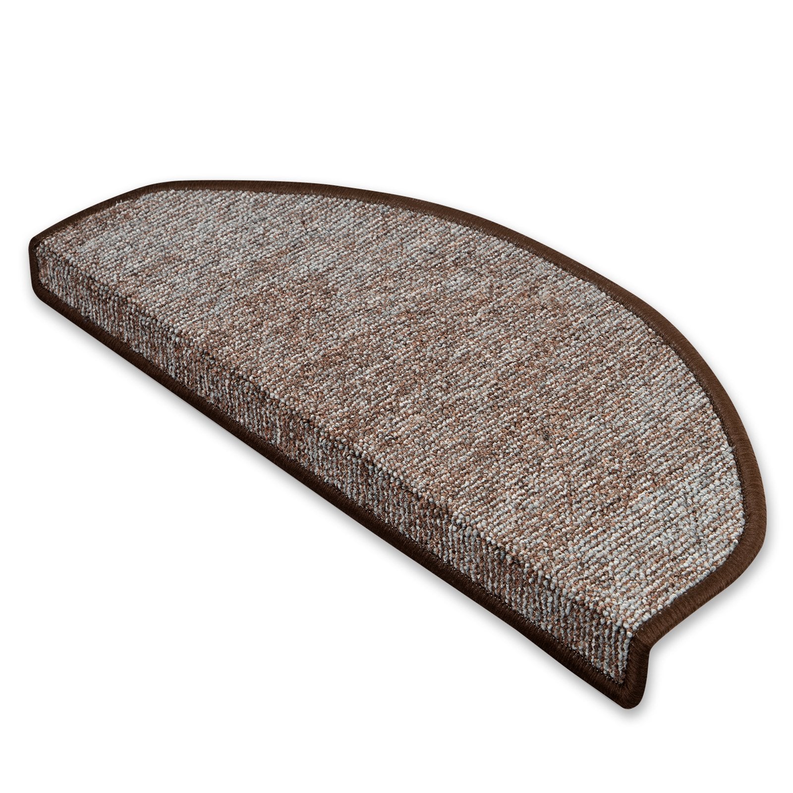 Tapis D'escalier York Brun Foncé 23,5 X 65 Cm