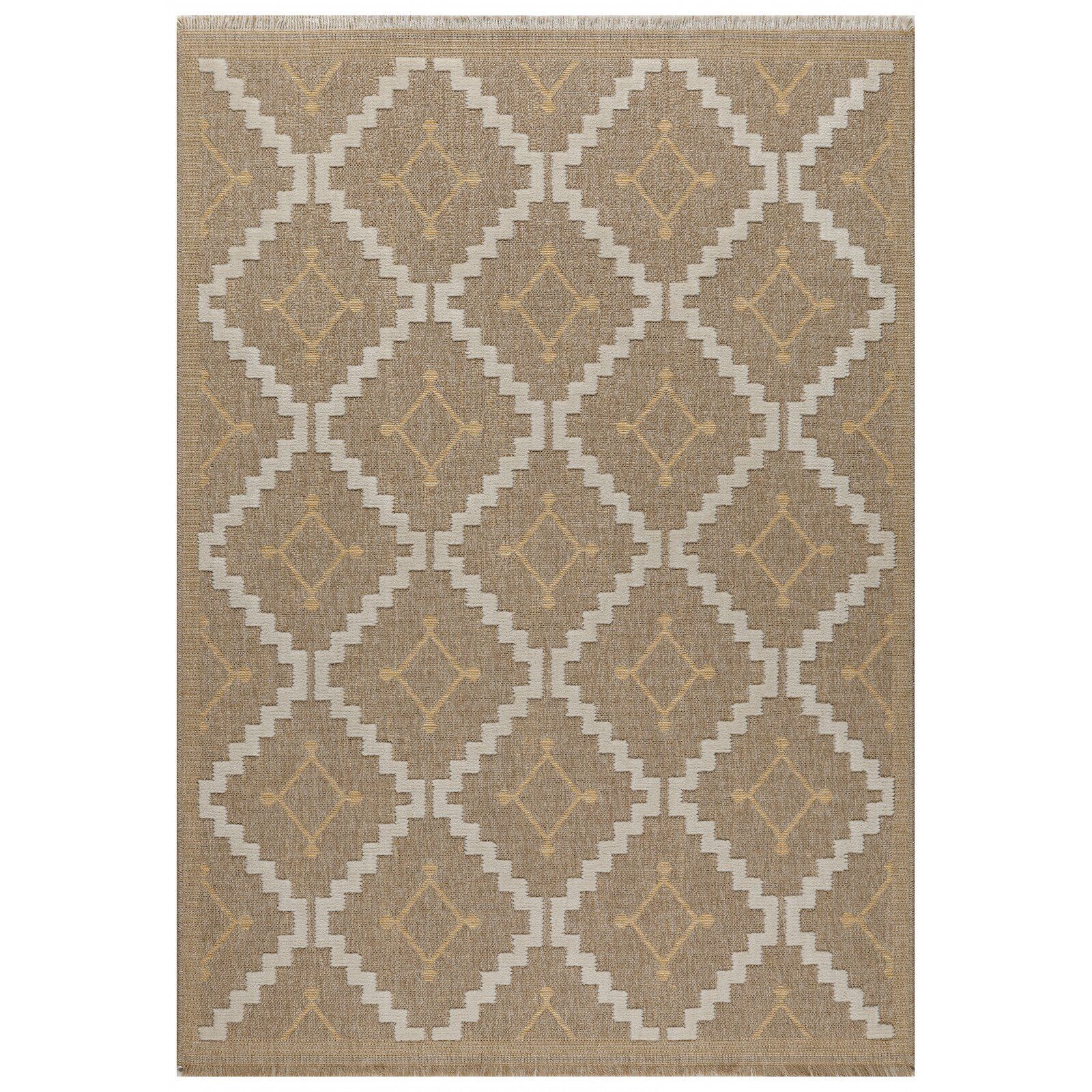 Tapis Tissé Extérieur Intérieur Tulum Jute - 60 X 90 Cm