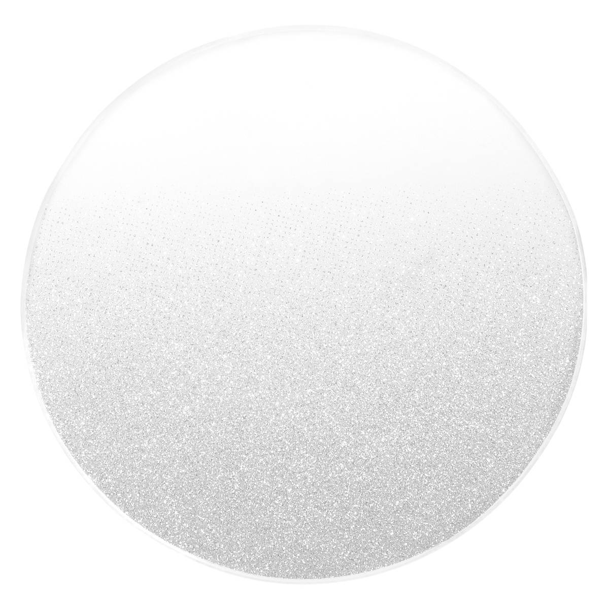 Plaque Miroir Pailletée D.10cm Argent - Feeric Lights & Christmas