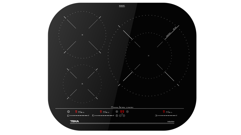 Teka Ikc 63320 Msp Bk Noir Intégré 59 Cm Plaque Avec Zone À Induction 3 Zone(s)