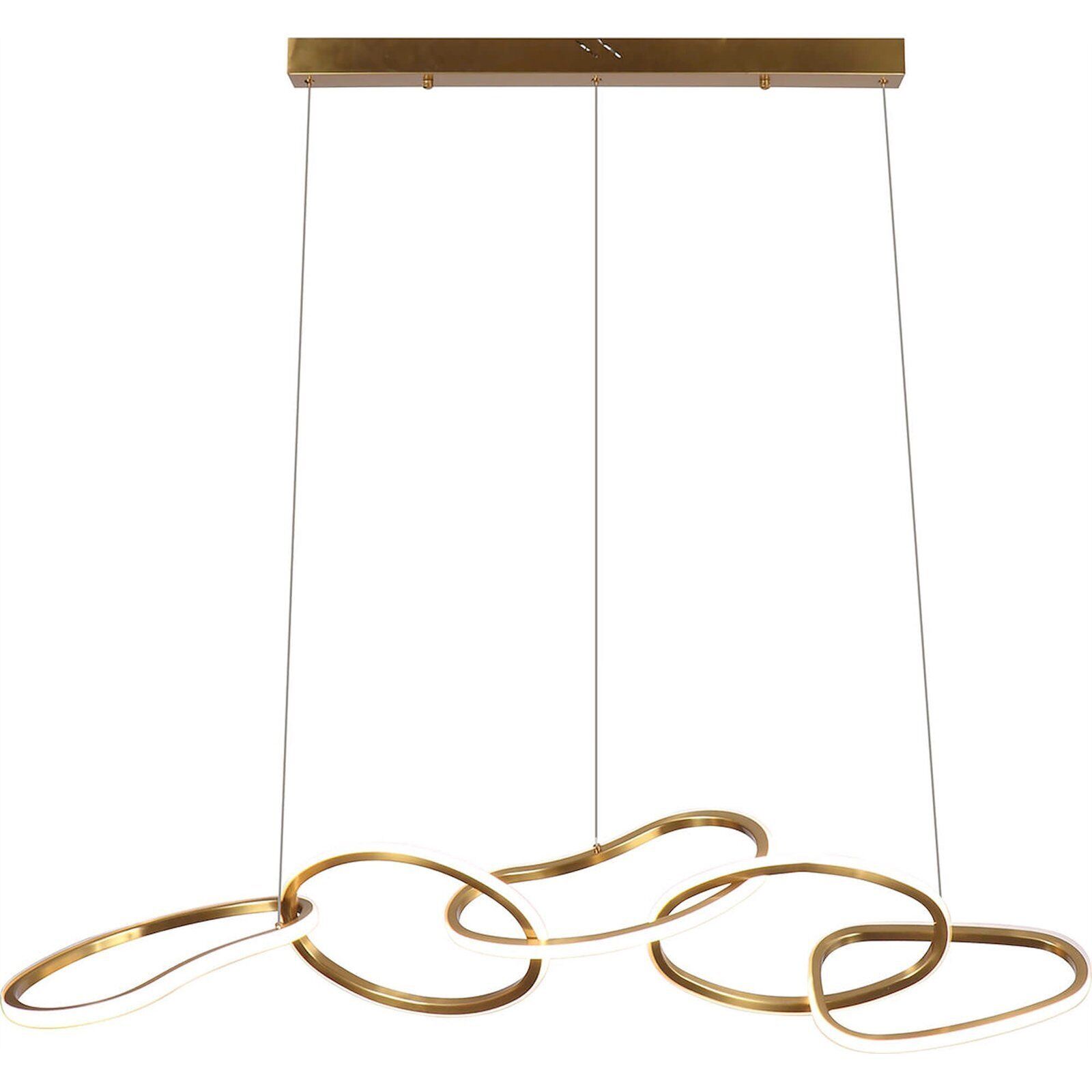 Lampe Suspendue Flyn - Or Brossé