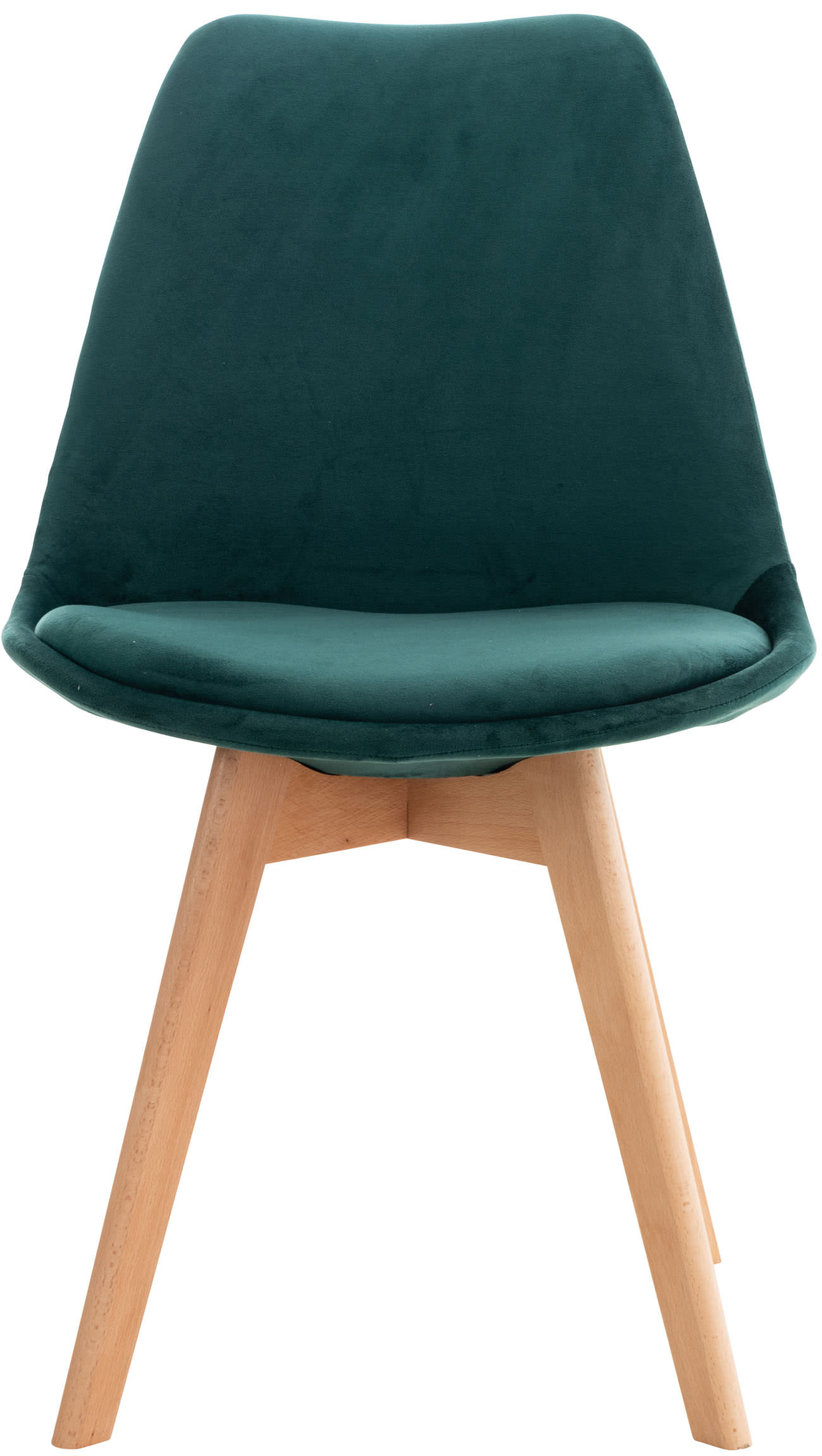 Lot De 4 Chaises Linares Velours Vert