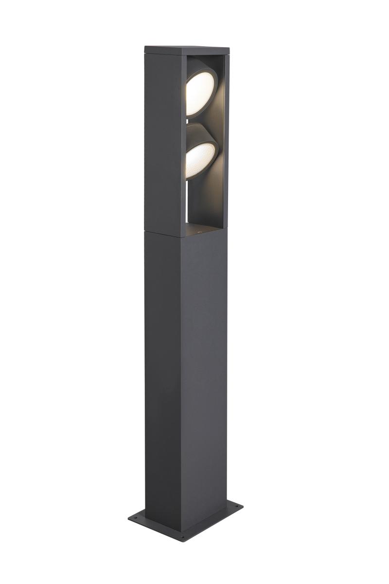 SLV Borne lumineuse LED Eskina Frame 75, anthracite, aluminium, IP65, CCT