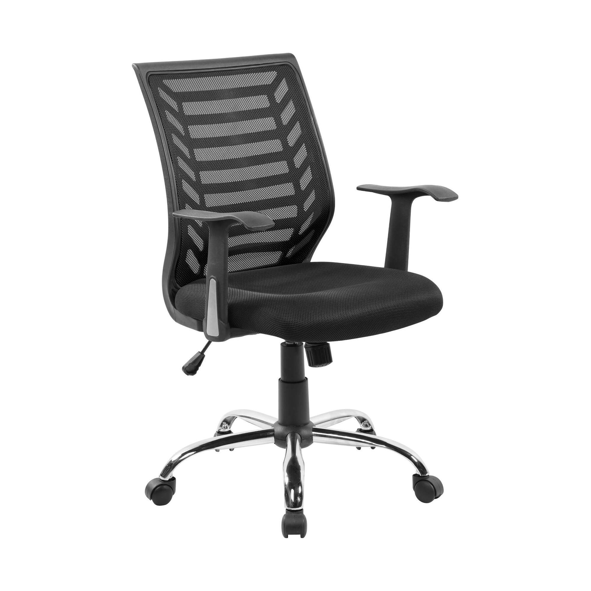 Chaise De Bureau,noir,59x60h103 Cm