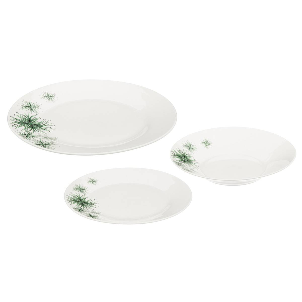 Service 18 Pièces "bengal" Blanc - Sg Secret De Gourmet