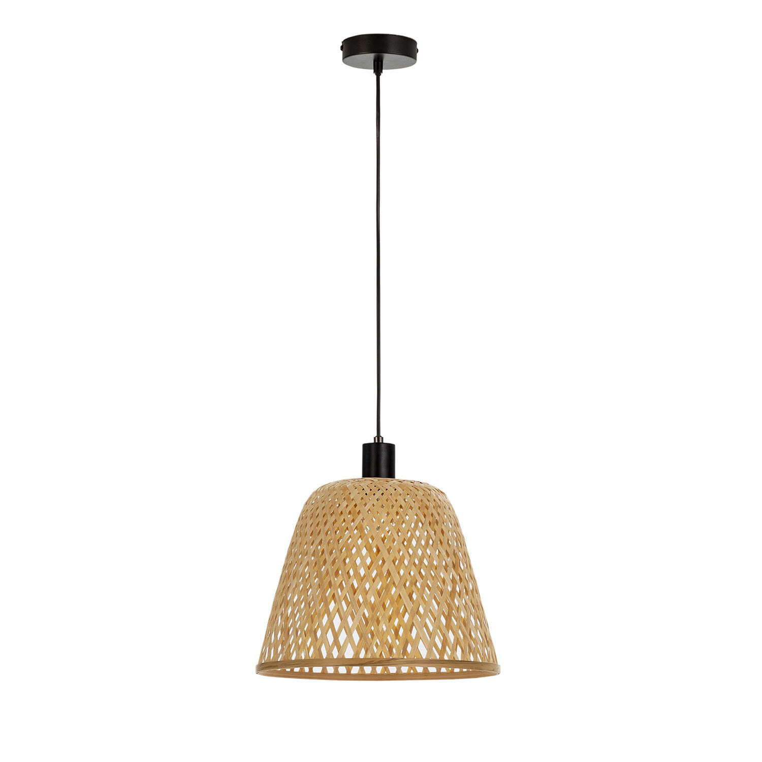 Suspension Raku En Bambou, Diamètre 30 Cm