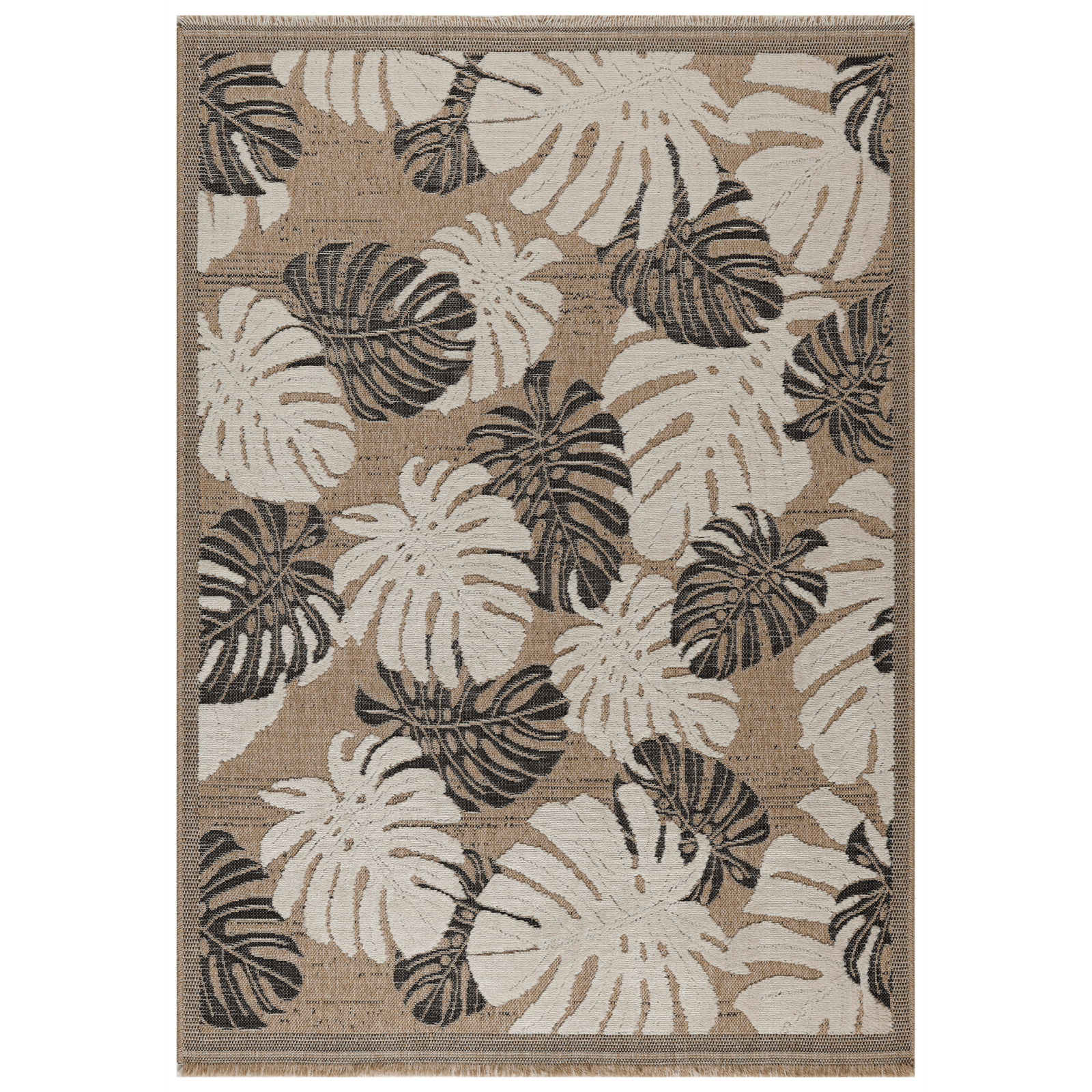 Tapis Tissé Extérieur Intérieur Tulum Jute - 120 X 170 Cm
