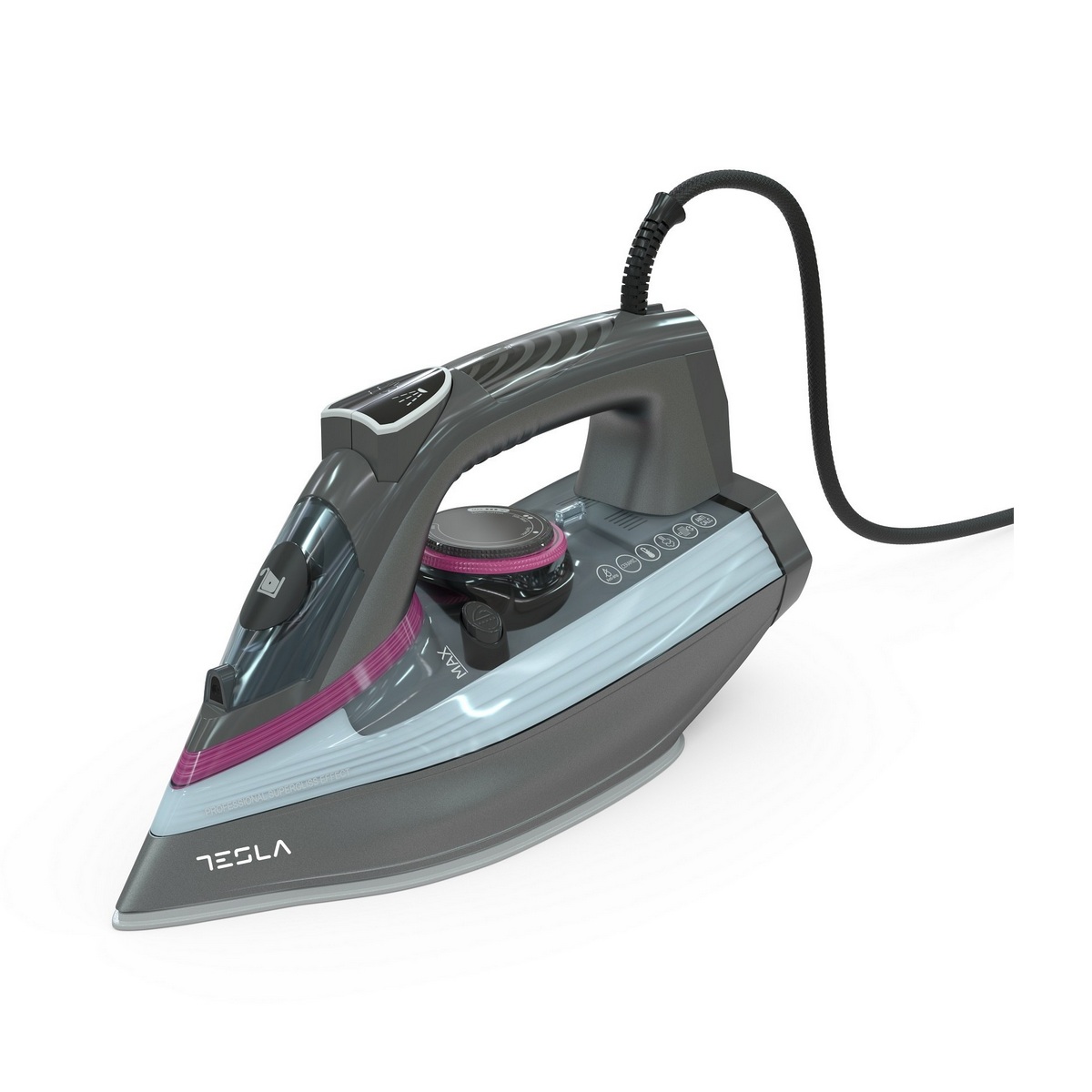 Fer À Repasser Vapeur 2800w 180g/min Tesla Ir400gp