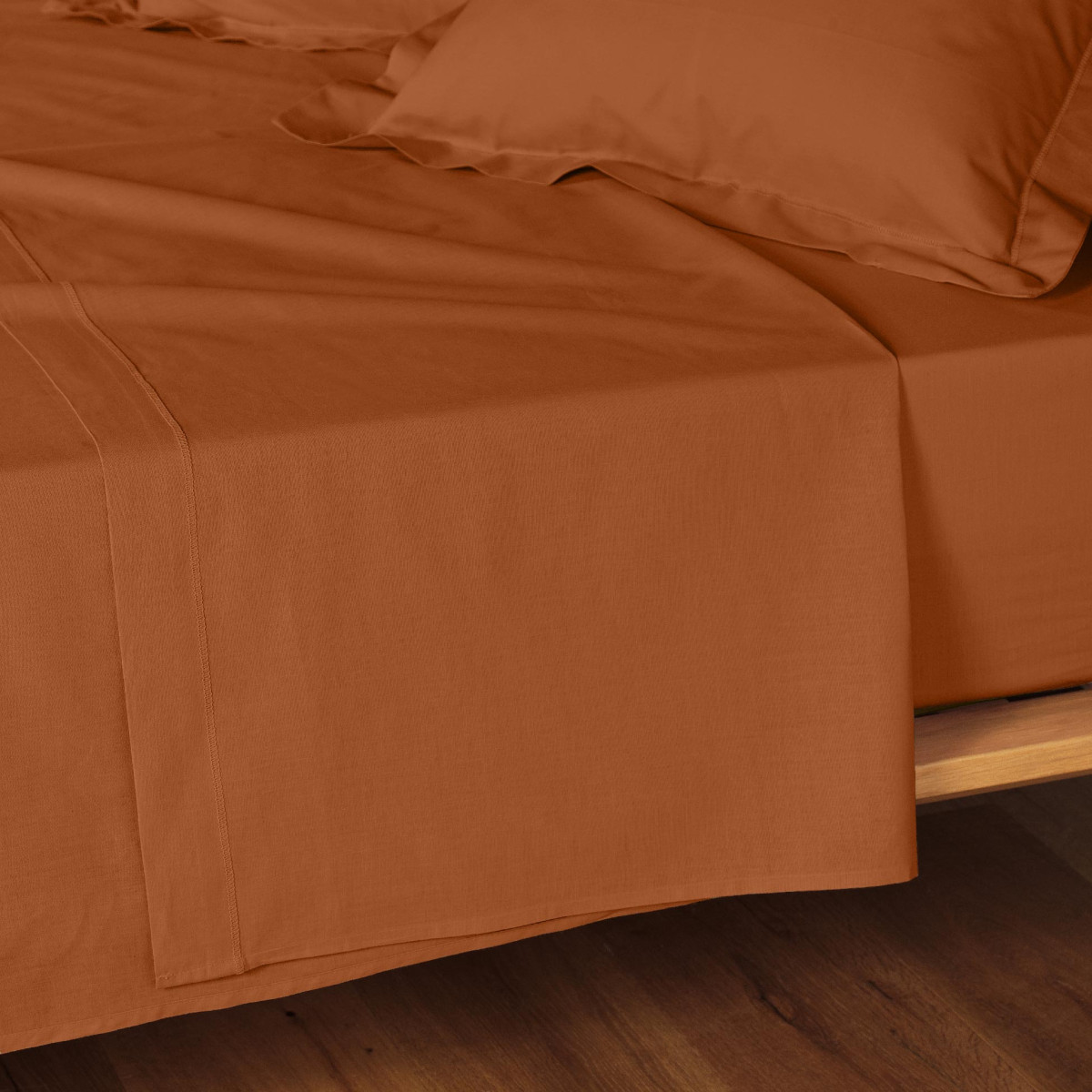Drap Plat "lina" 180x290cm Caramel