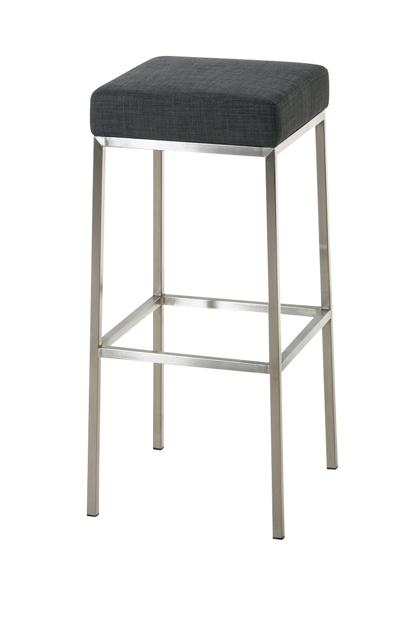 Tabouret De Bar Montréal Tissu E80 Gris Foncé
