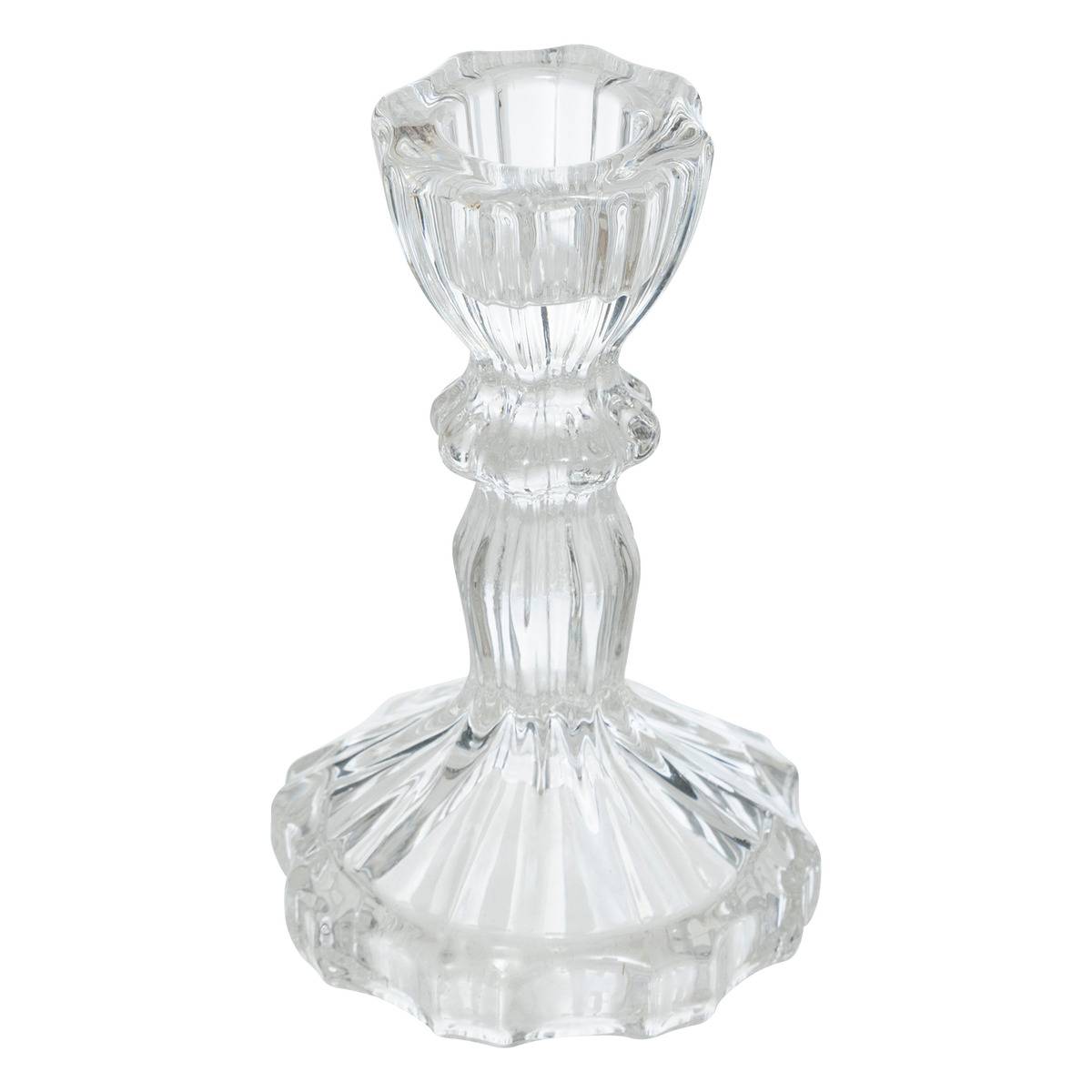 Bougeoir En Verre H. 11 Cm - Feeric Lights & Christmas