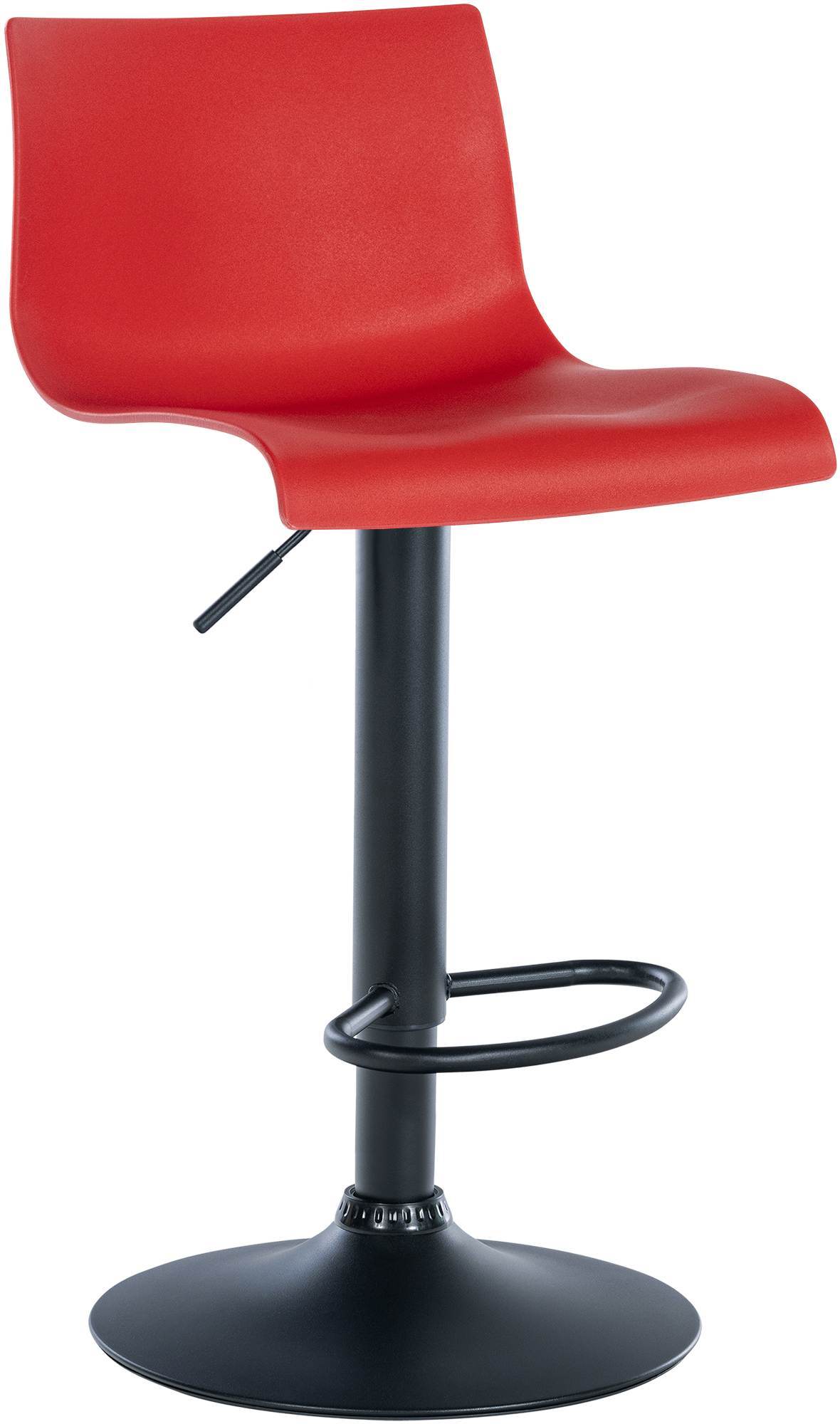 Tabouret De Bar Branford En Plastique Rouge