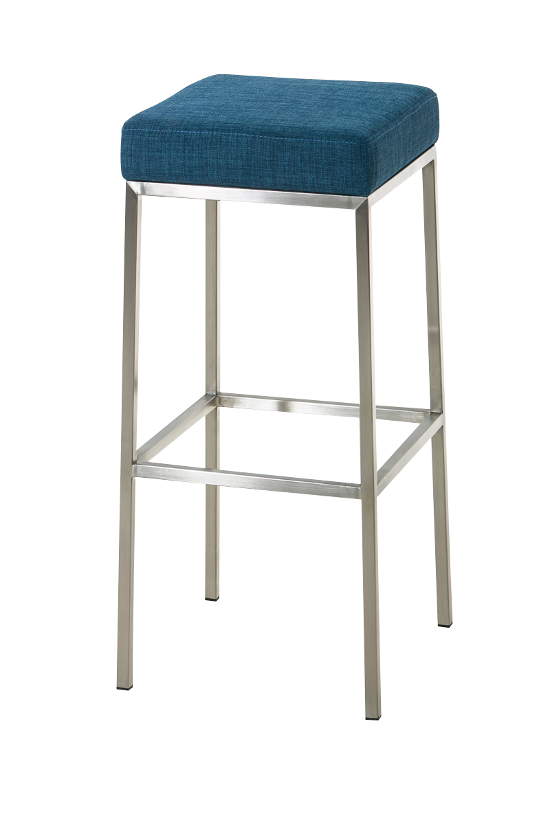 Tabouret De Bar Montréal Tissu E80 Bleu
