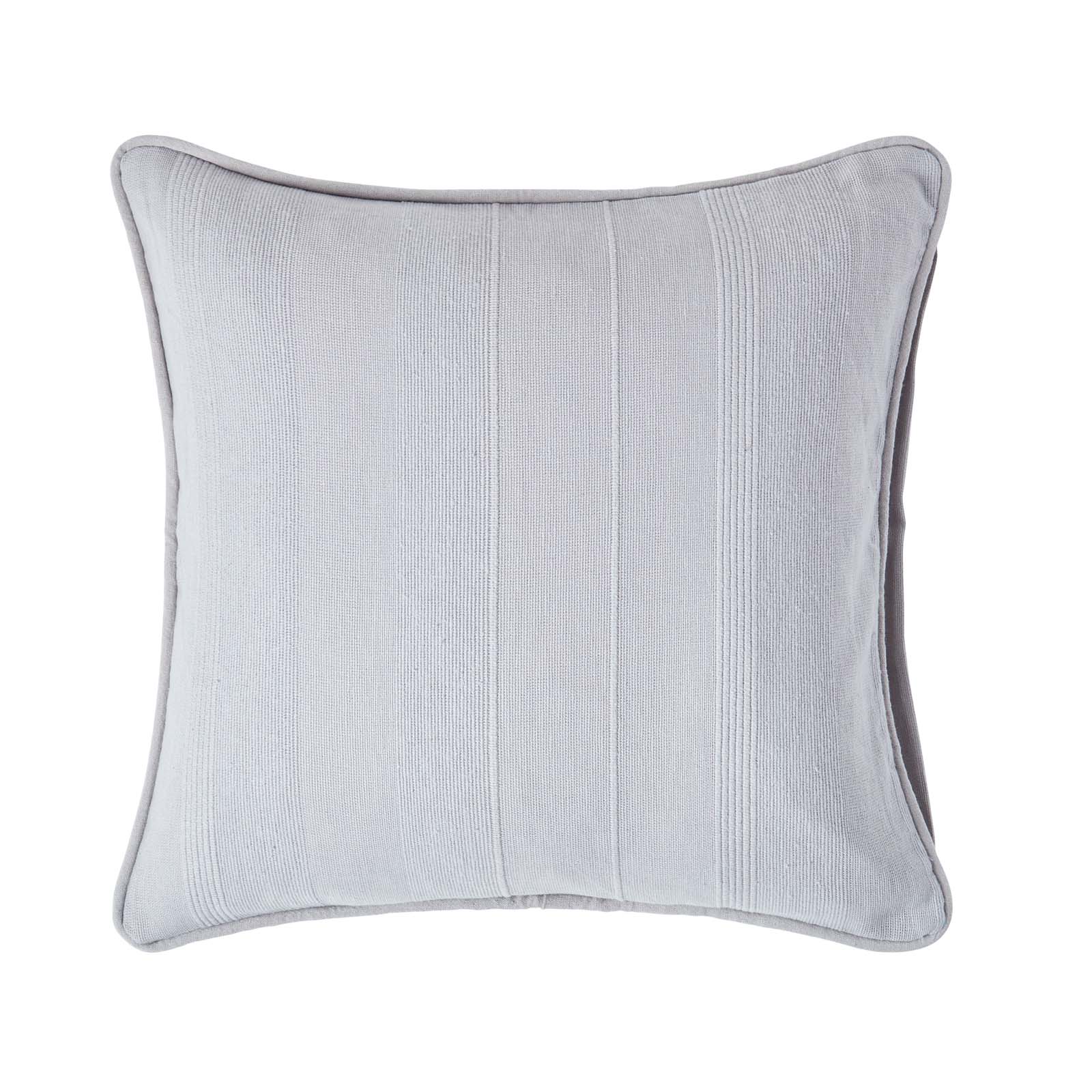 Housse De Coussin En Coton Rajput Gris Clair 60x60cm - Homescapes