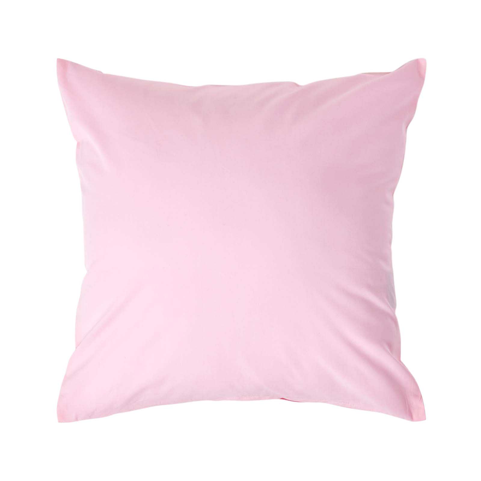 Taie D'oreiller 40x40cm Rose Coton Égyptien 200tc Homescapes