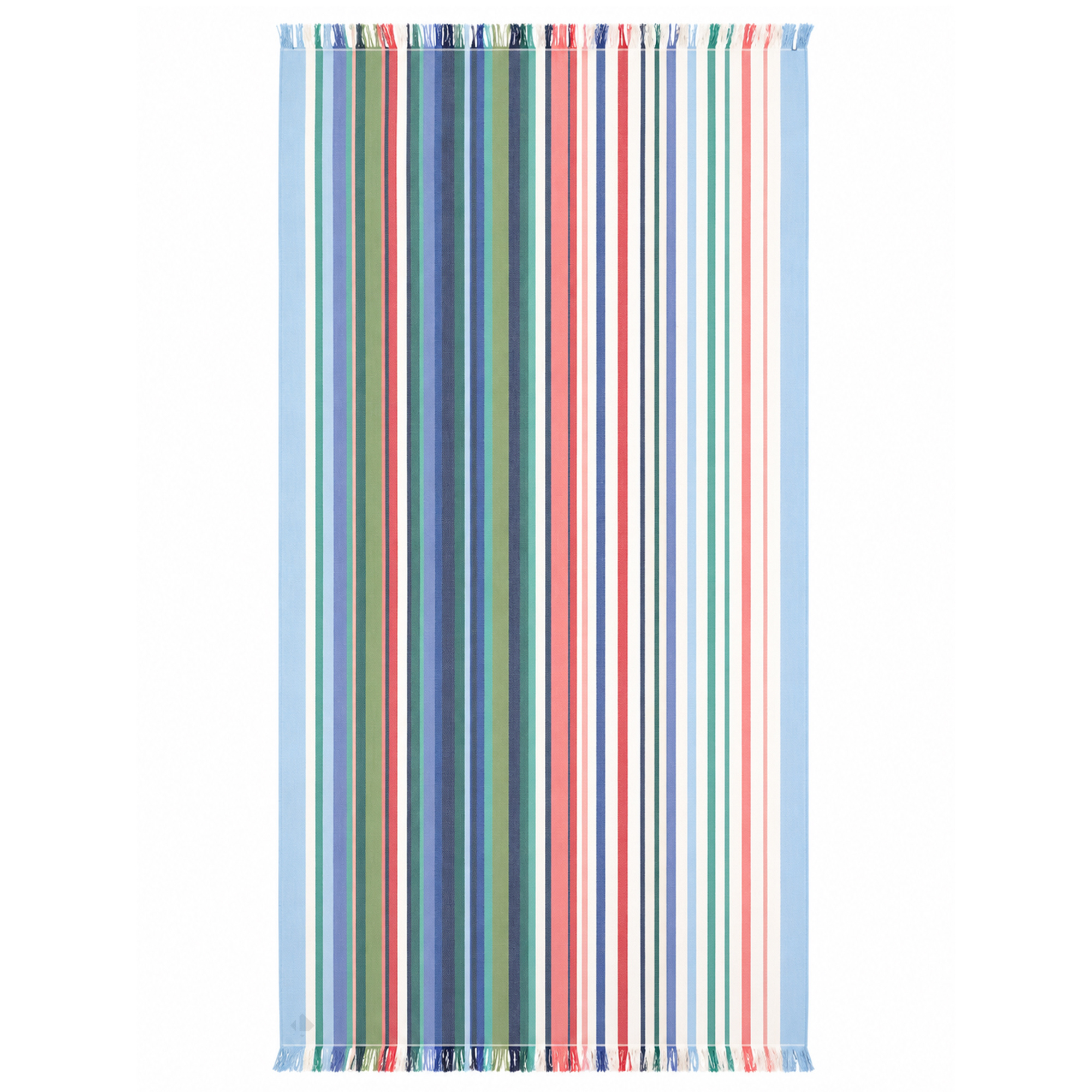 Drap De Plage 100x180 Cm Pur Coton Collection Fetovaia Multicolore