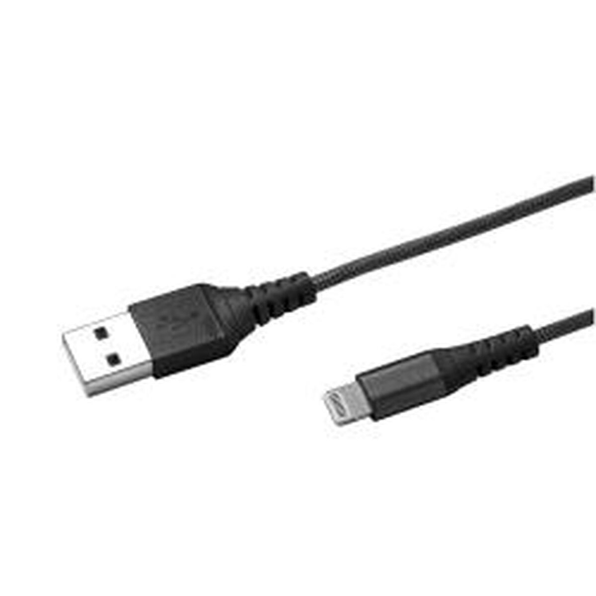 Câble Usb Vers Lightning Celly Usblightnylbk Noir 1 M