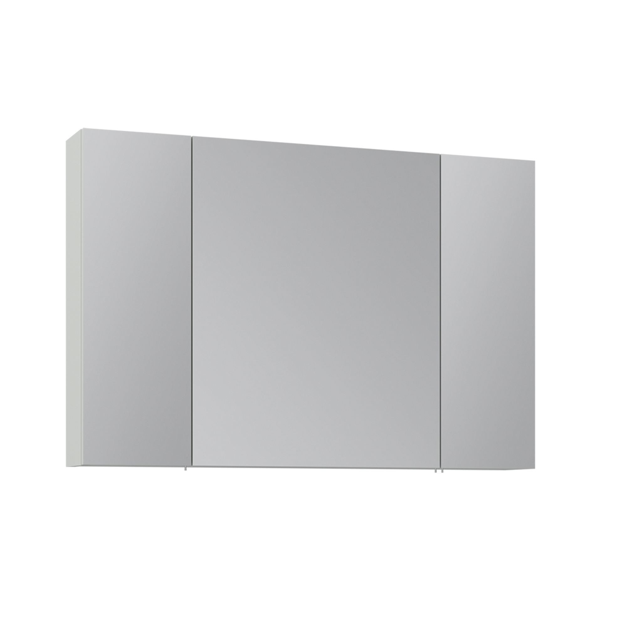 Meuble Salle De Bain Avec Miroir "nuvola 100 V2" - 97 X 16 X 66 Cm - Cashmere