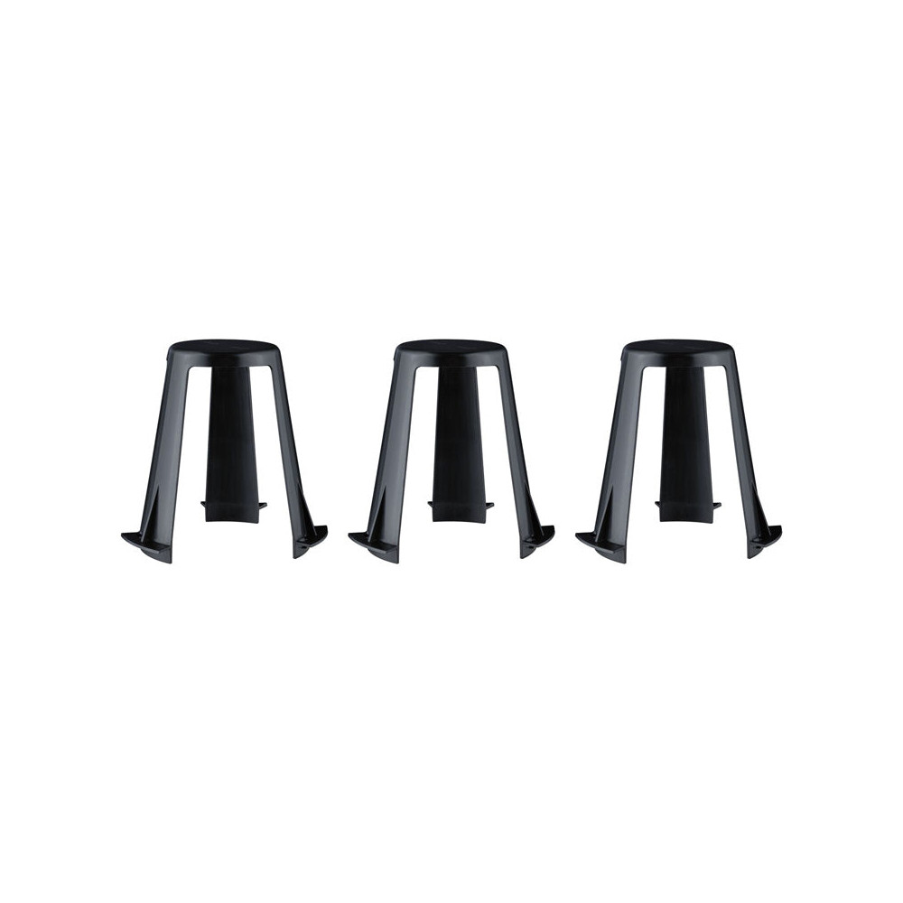 Espaceur Pour Spot Encastré Paulmann 62-90 Mm Noir Plastique Lot De 3