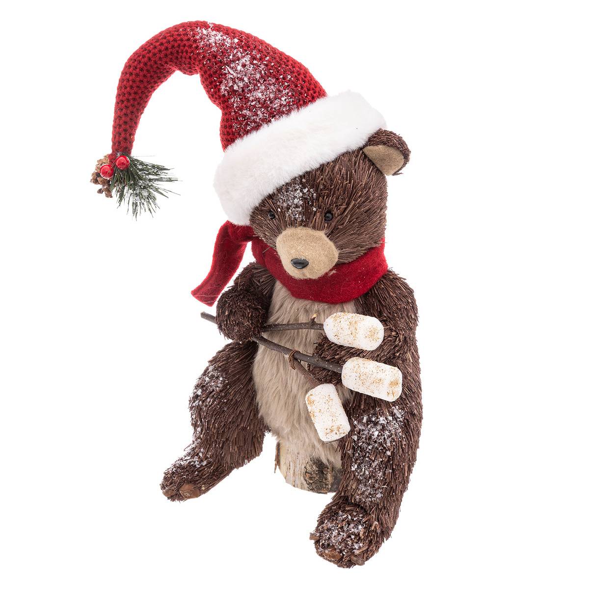 Ours Brun Marshmallow 38cm En Polyfoam - Feeric Lights & Christmas
