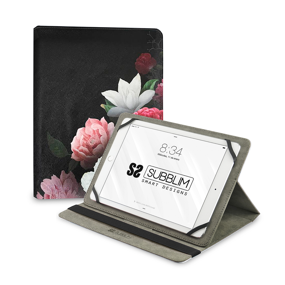 Étui Folio Subblim Subcut-4tc011 27,9 Cm (11") Noir Polyuréthane