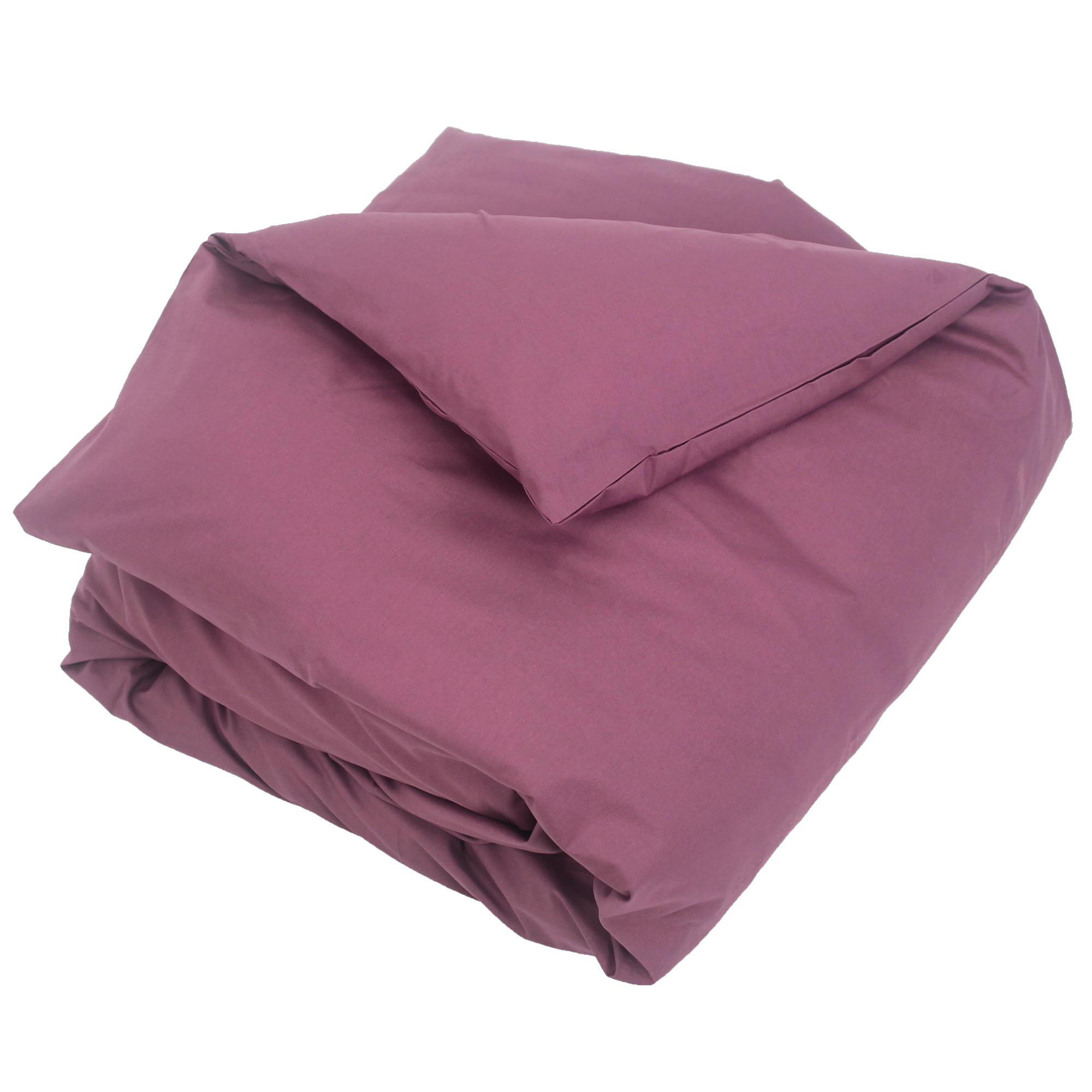 Linnea Alto Housse De Couette Violet Coton 200 X 200 Cm