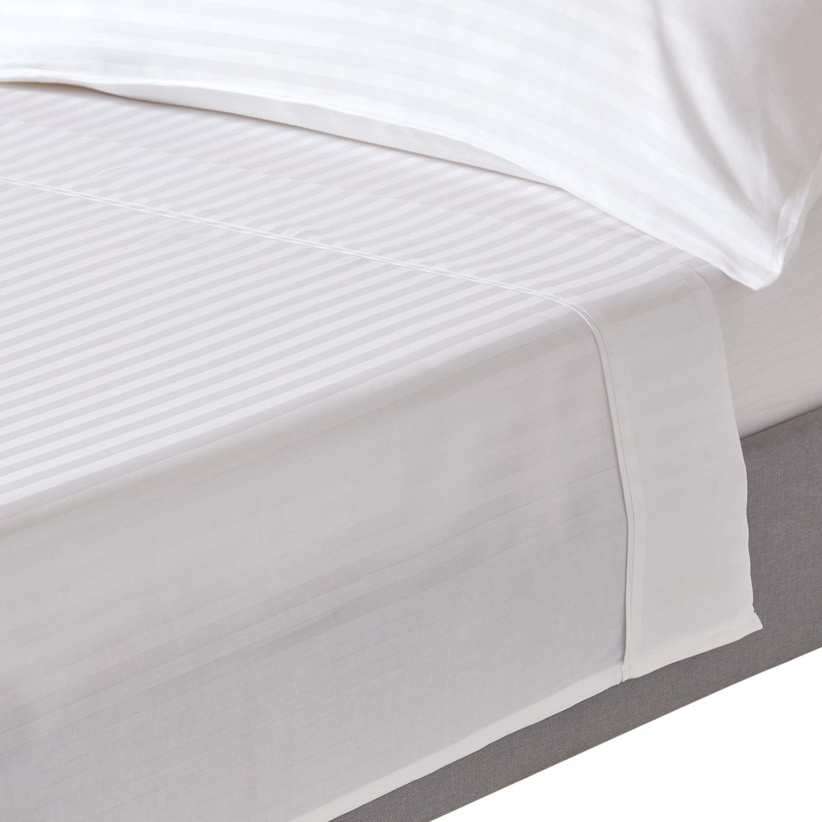 Drap Plat 230x255cm Blanc Coton Égyptien 330tc Homescapes