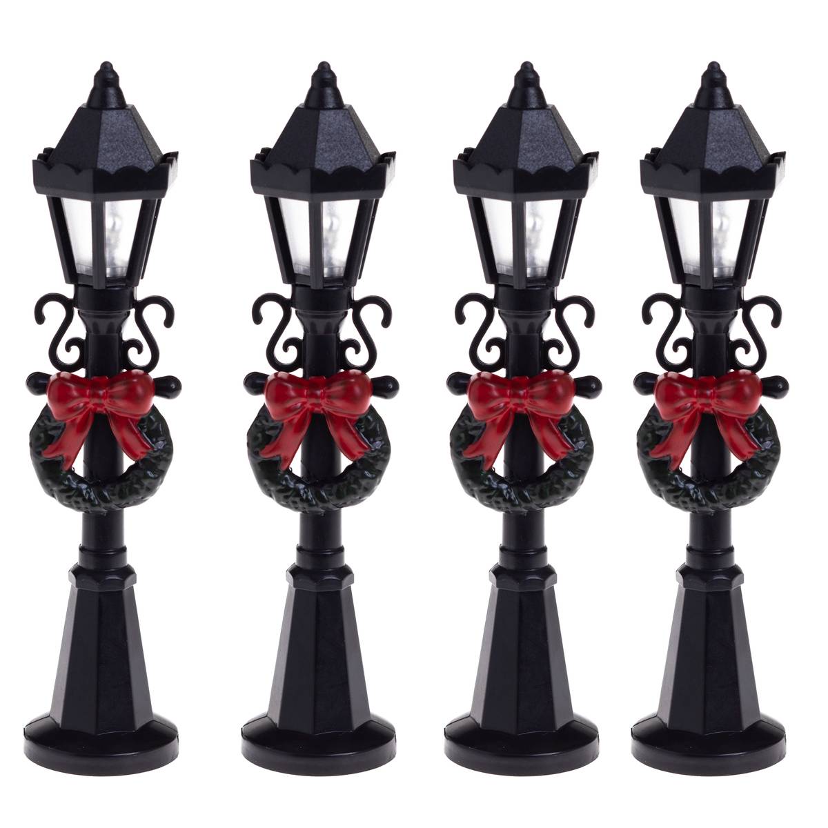 Accessoire Village Lampadaire Lumineux 4 / 6 Led Assorti - Feeric Lights & Christmas