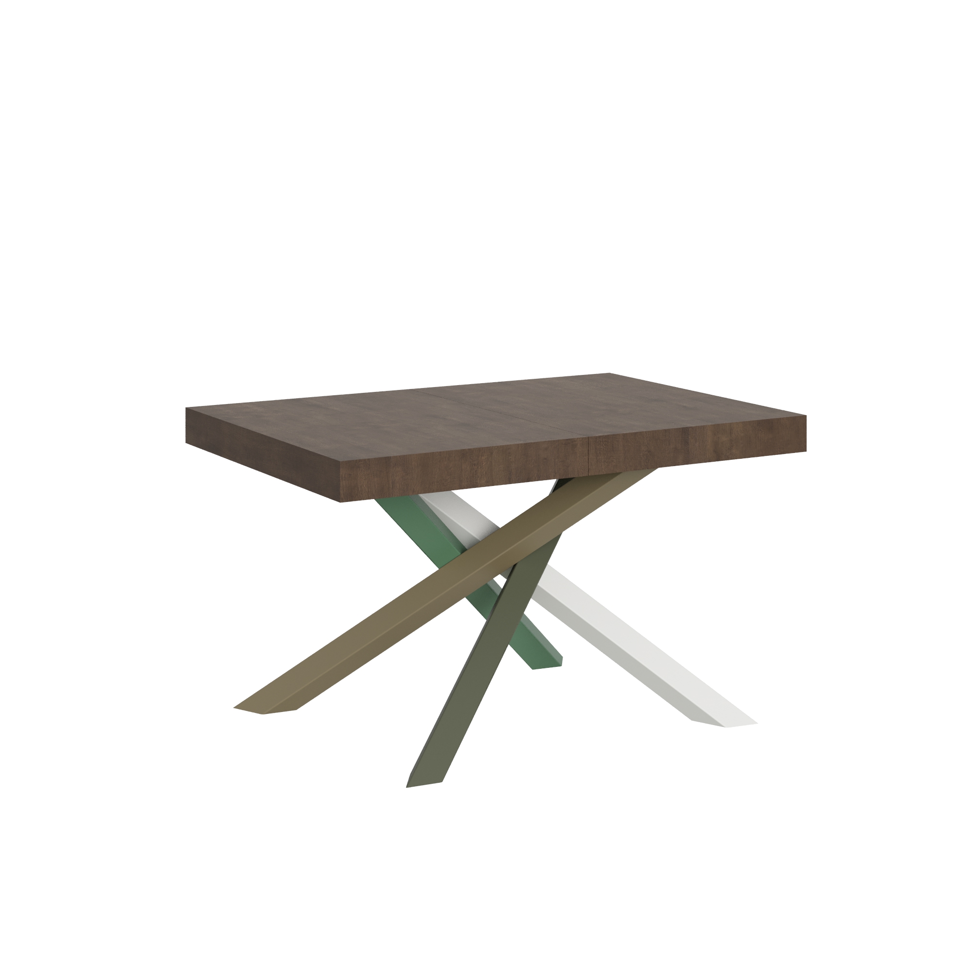 Table Extensible 90x140/244 Cm Volantis Noce Structure 4/a
