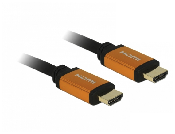 Delock 85728 Câble Hdmi 1,5 M Hdmi Type A (standard) Noir, Or