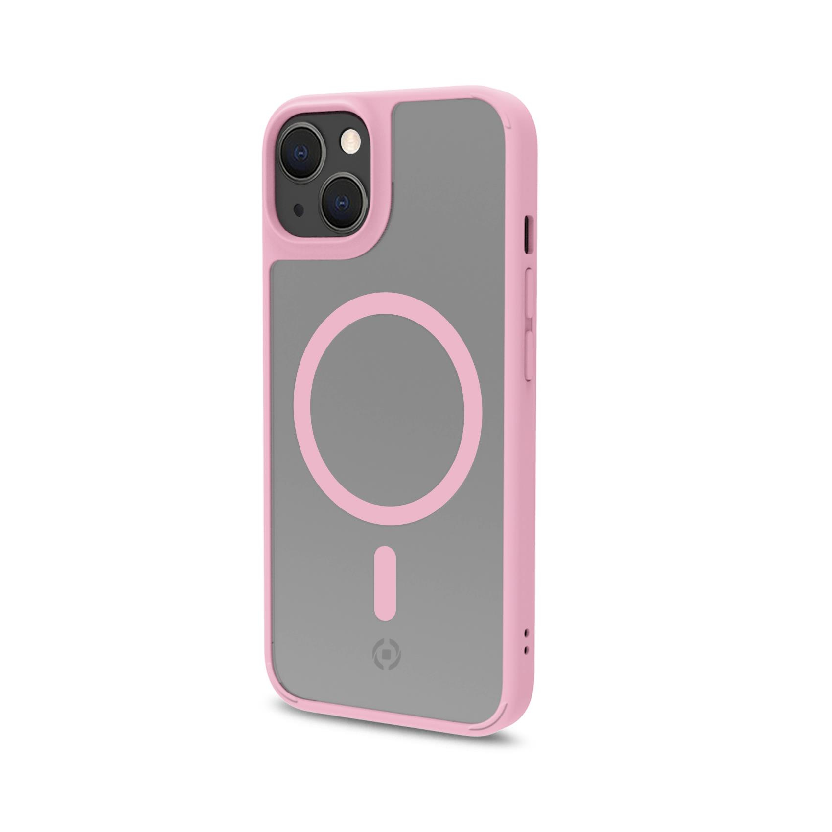 Celly Magmatt Coque De Protection Pour Téléphones Portables 17 Cm (6.7") Housse Rose, Transparent