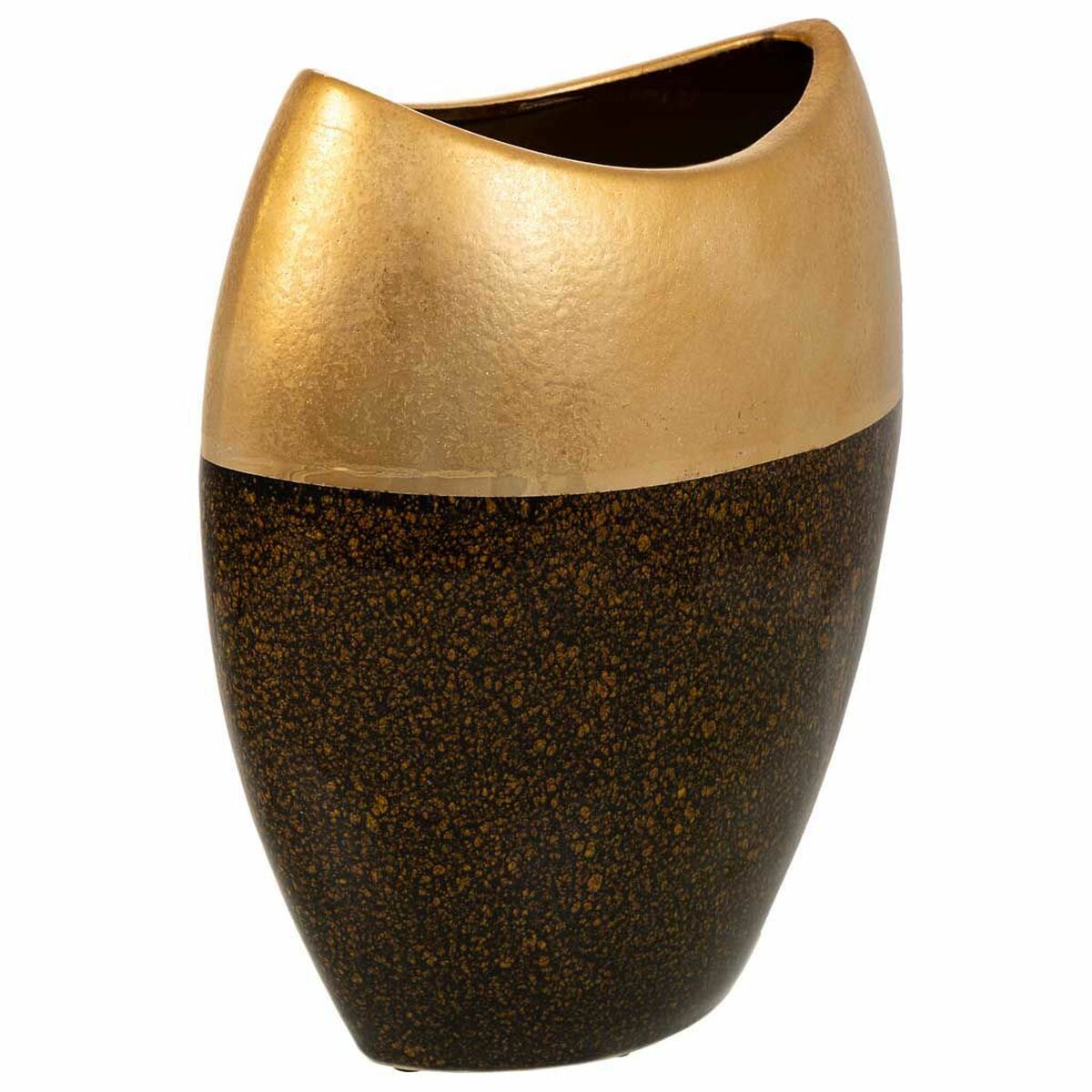 Vase Alexandra House Living Or Céramique 13 X 29 X 24 Cm