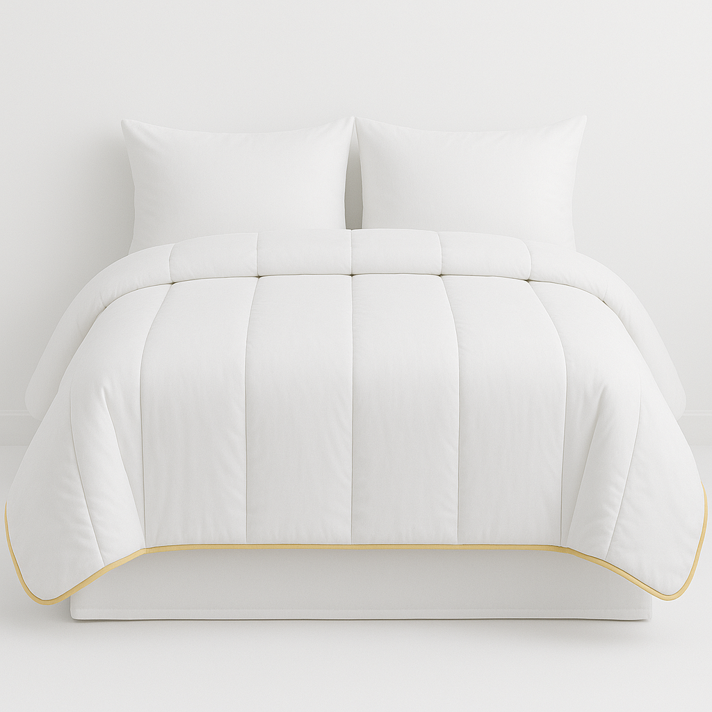 Couette Tempérée Coton Bio - 2 Personnes 220x240 - Mi Saison - Mortreux