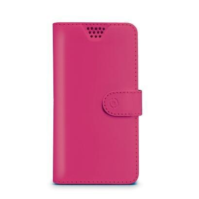 Celly Wally Unica Coque De Protection Pour Téléphones Portables 15,2 Cm (6") Étui Avec Portefeuille Fuchsia