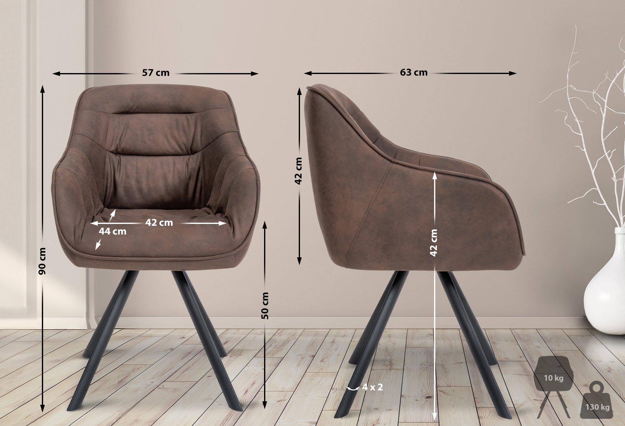 Chaise Vintage Russel Brun