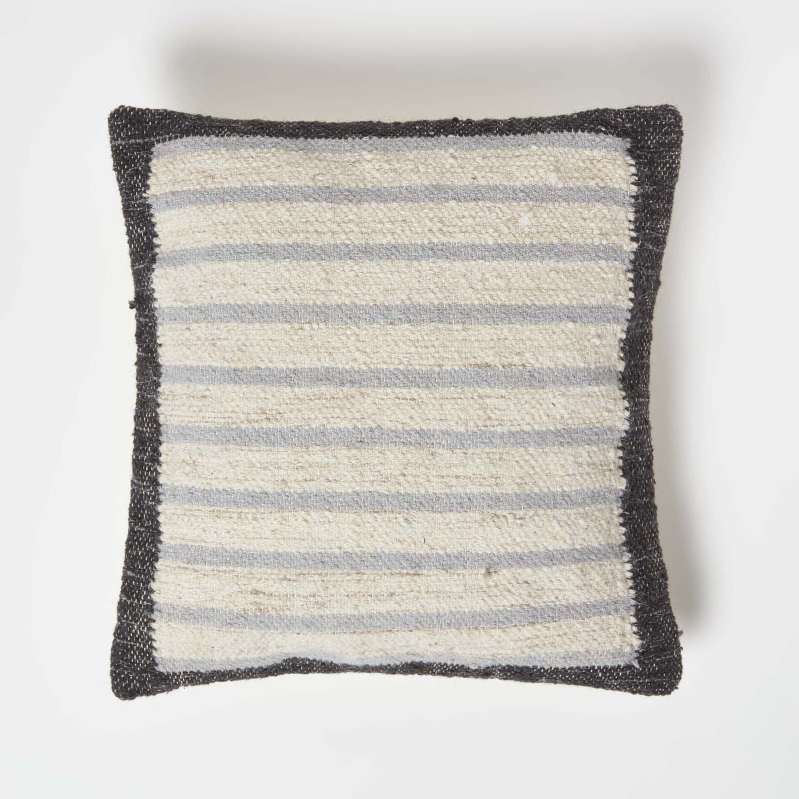 Coussin Kilim Rayé En Laine Et Coton Veria, 45x45cm - Homescapes