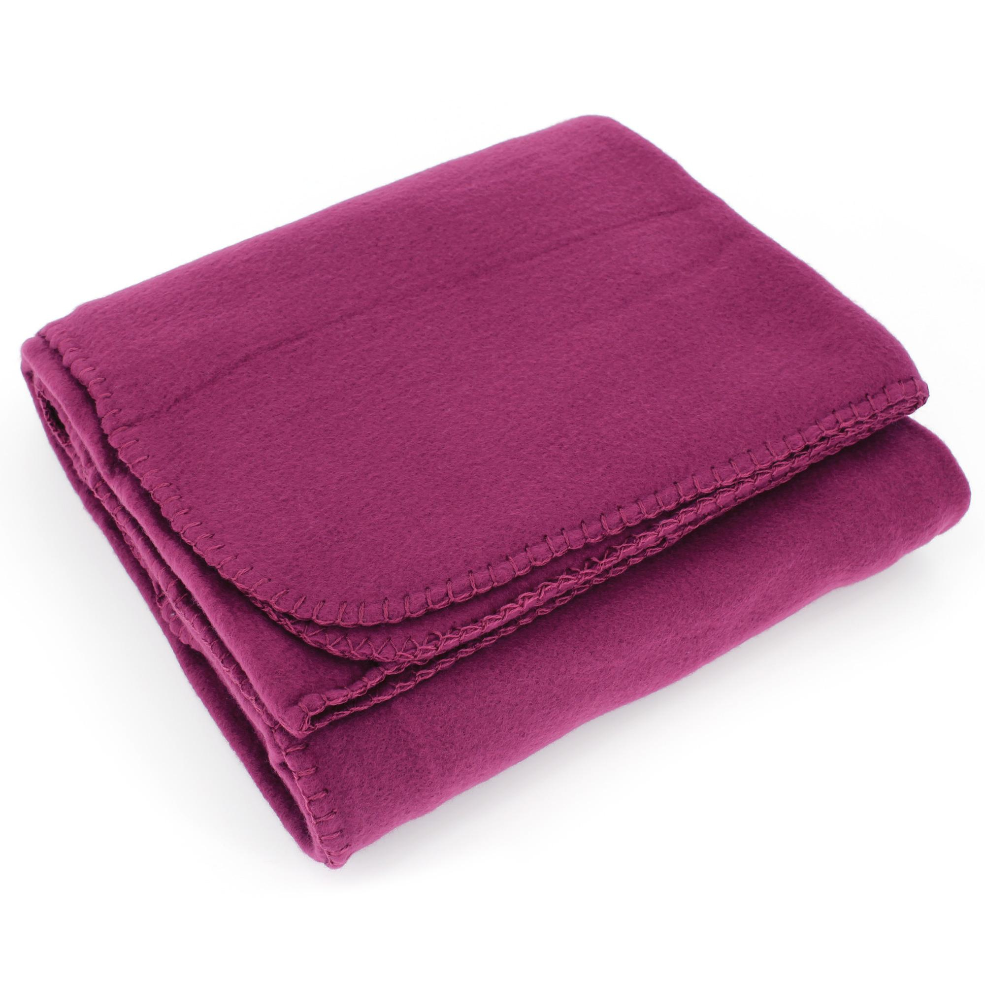 Linnea Uno Plaid 130 X 170 Cm Polyester Violet