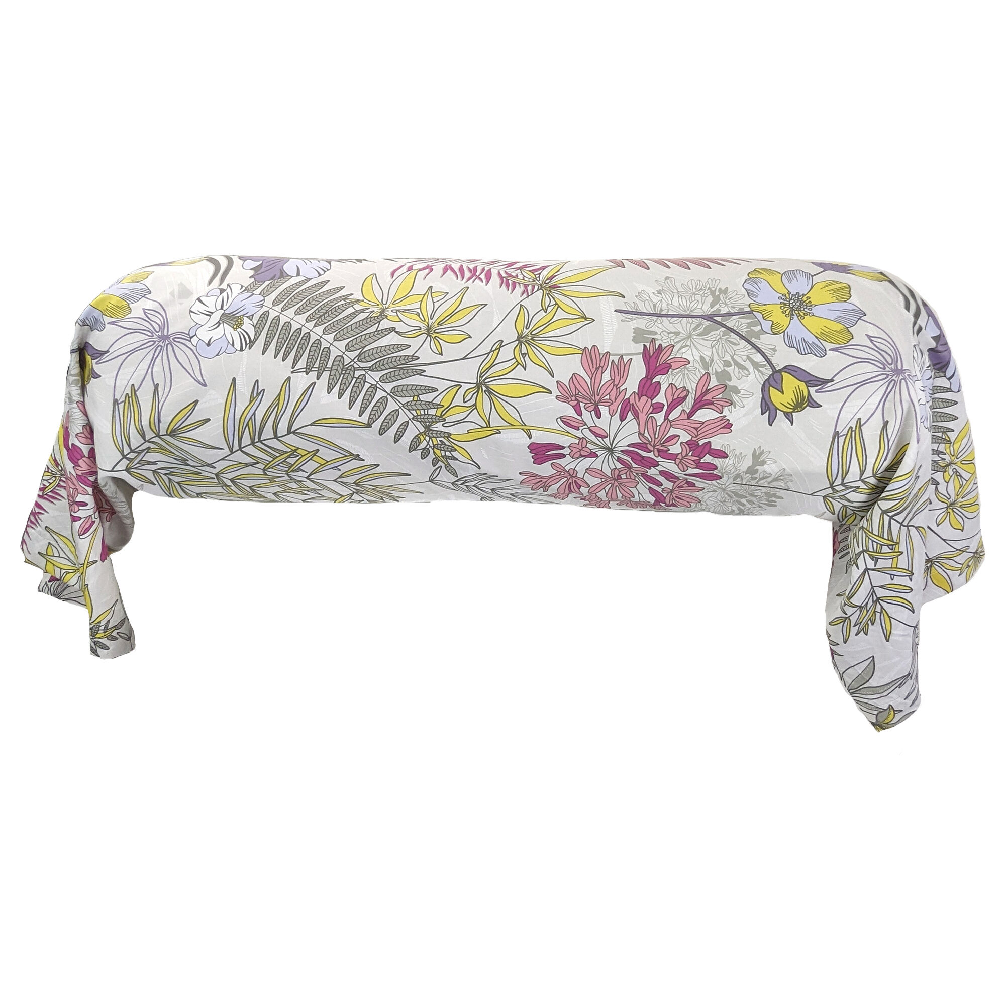 Taie De Traversin 200x43 Cm Satin De Coton Anaïs Multicolore