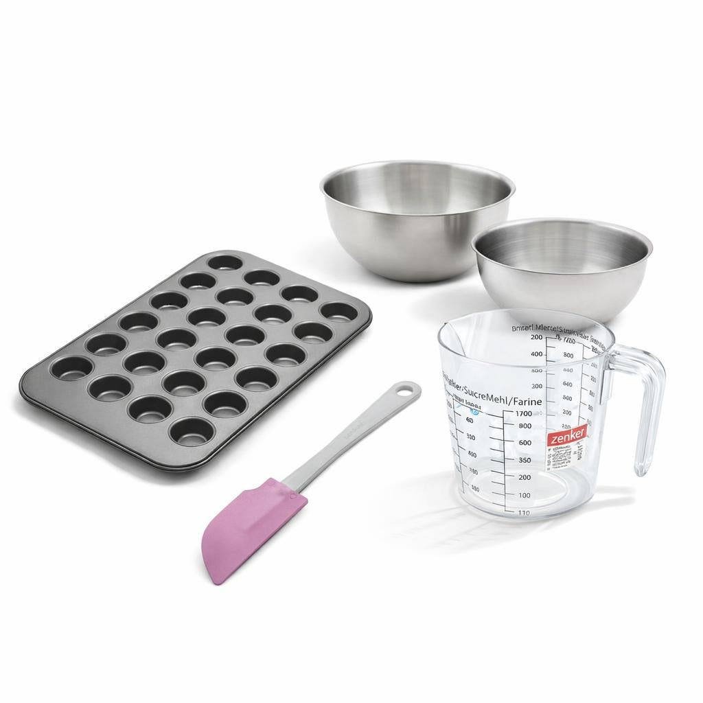 Set De 5 Ustensiles De Pâtisserie Moule À Gâteaux Bol Spatule