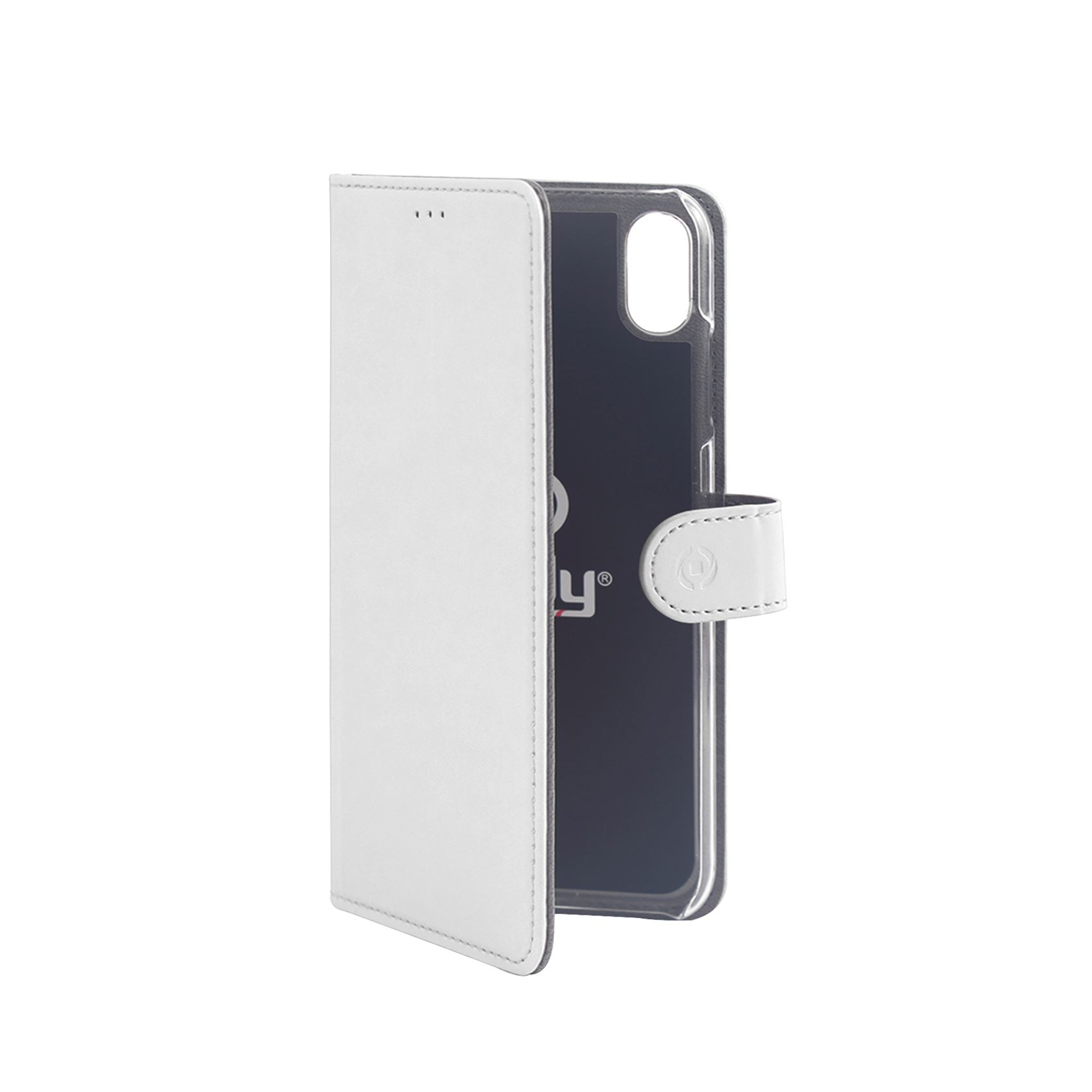 Celly Wally Coque De Protection Pour Téléphones Portables 15,5 Cm (6.1") Étui Avec Portefeuille Blanc