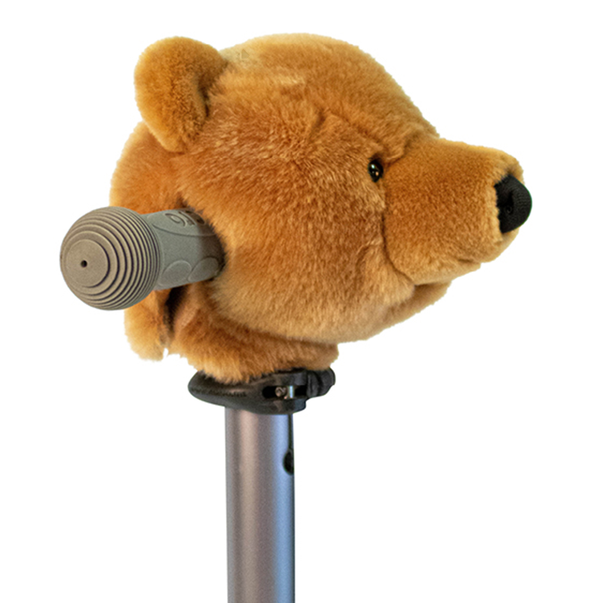 Tête De Trottinette En Acrylique Collection Soft Animals Ours Brun