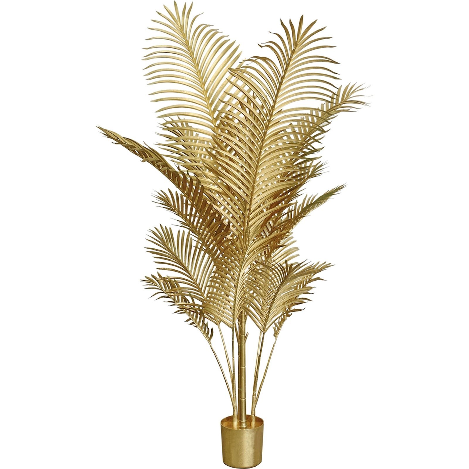 Plante Décorative Kentia Dorée Effet Luxueux Pour Intérieur - Doré Effet Or Raffiné