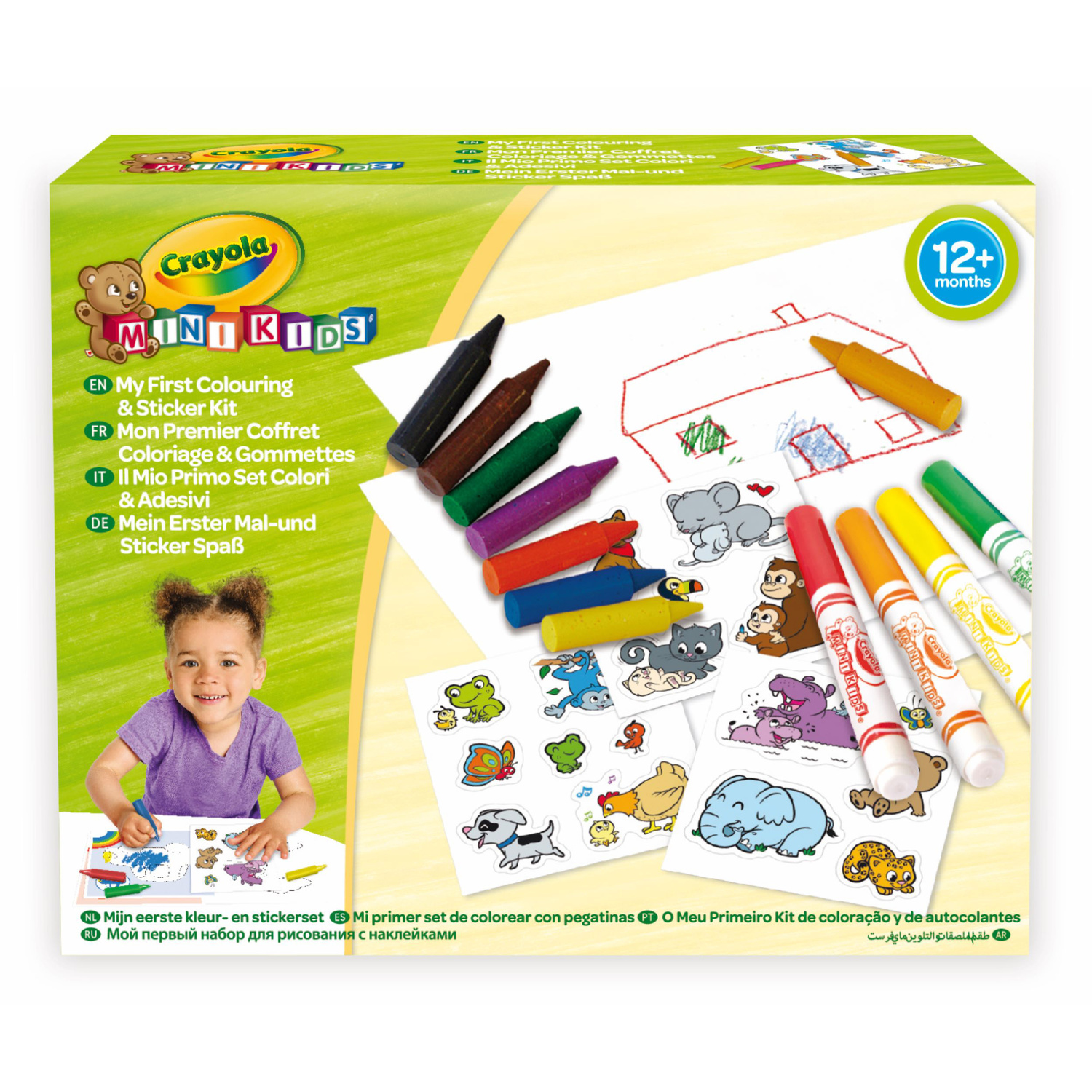 Coffret coloriage & gommettes CRAYOLA