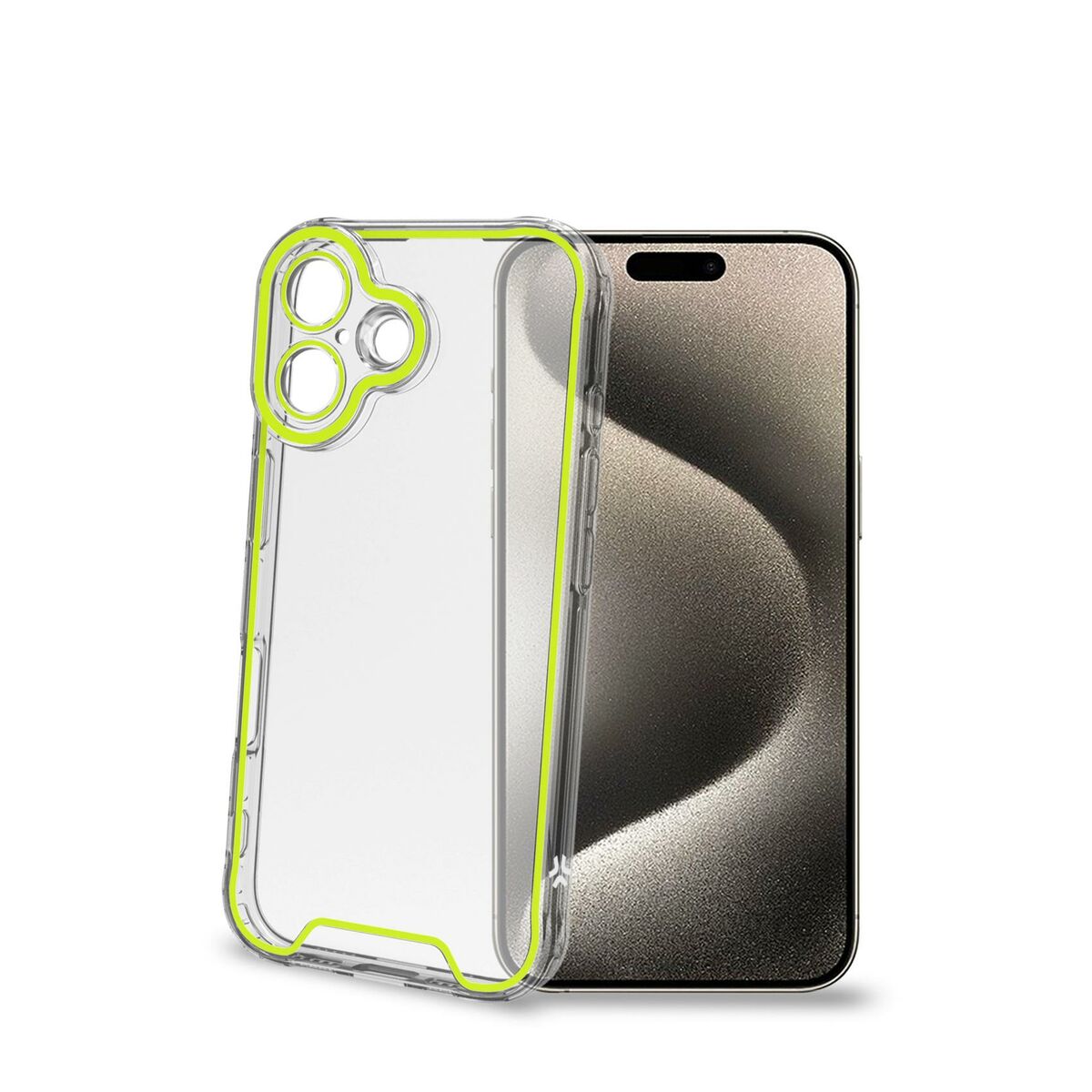 Protection Pour Téléphone Portable Celly Iphone 16 Transparent