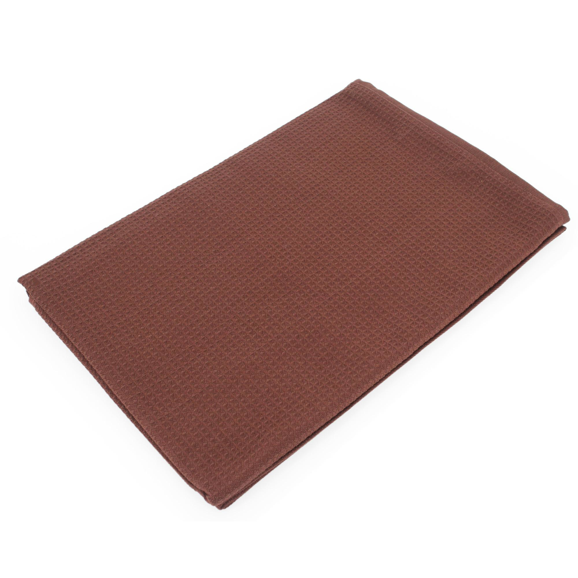 Linnea Pure Waffle 90 X 160 Cm Coton Marron 1 Pièce(s)