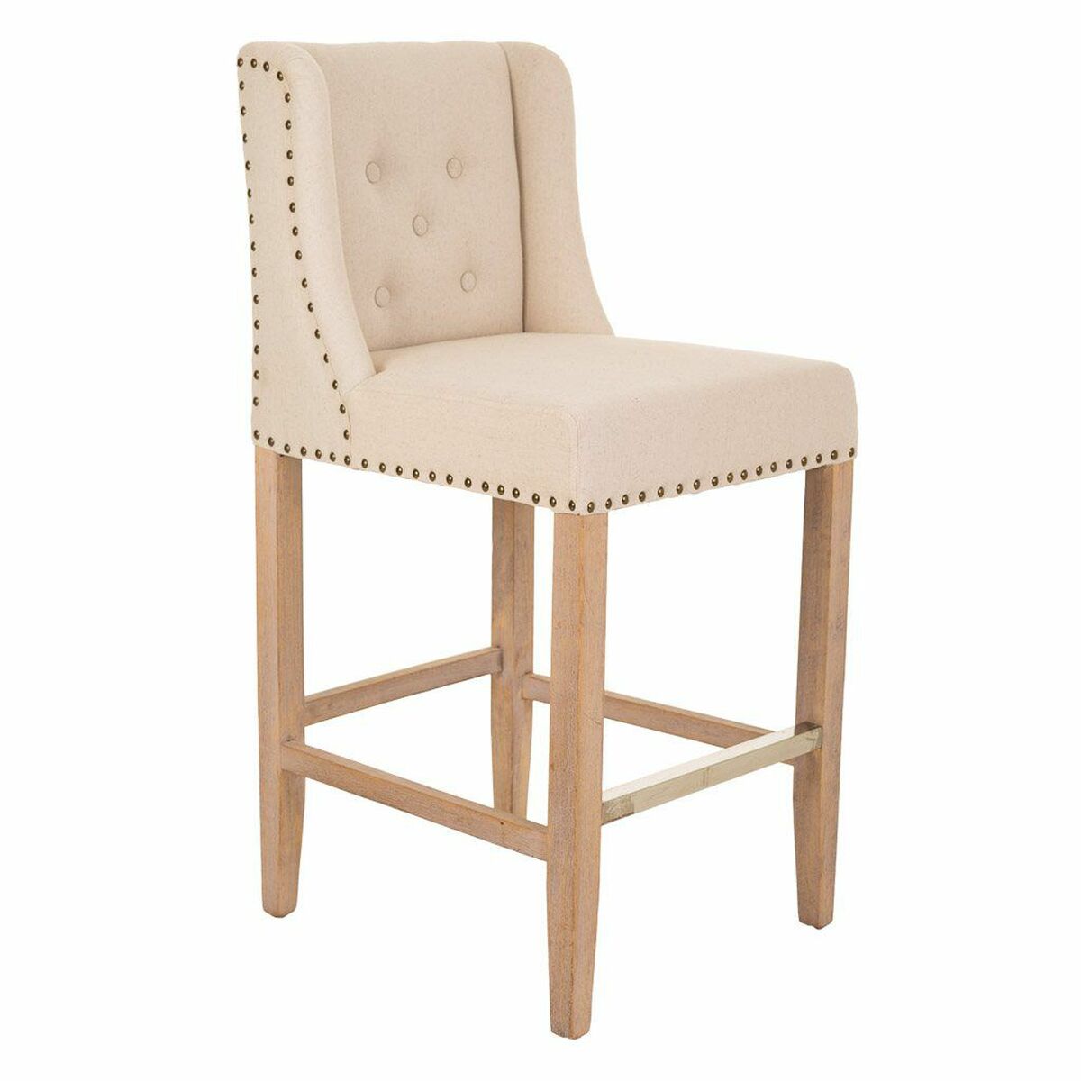 Tabouret Alexandra House Living Gris Bois D'hévéa 58 X 104 X 48 Cm
