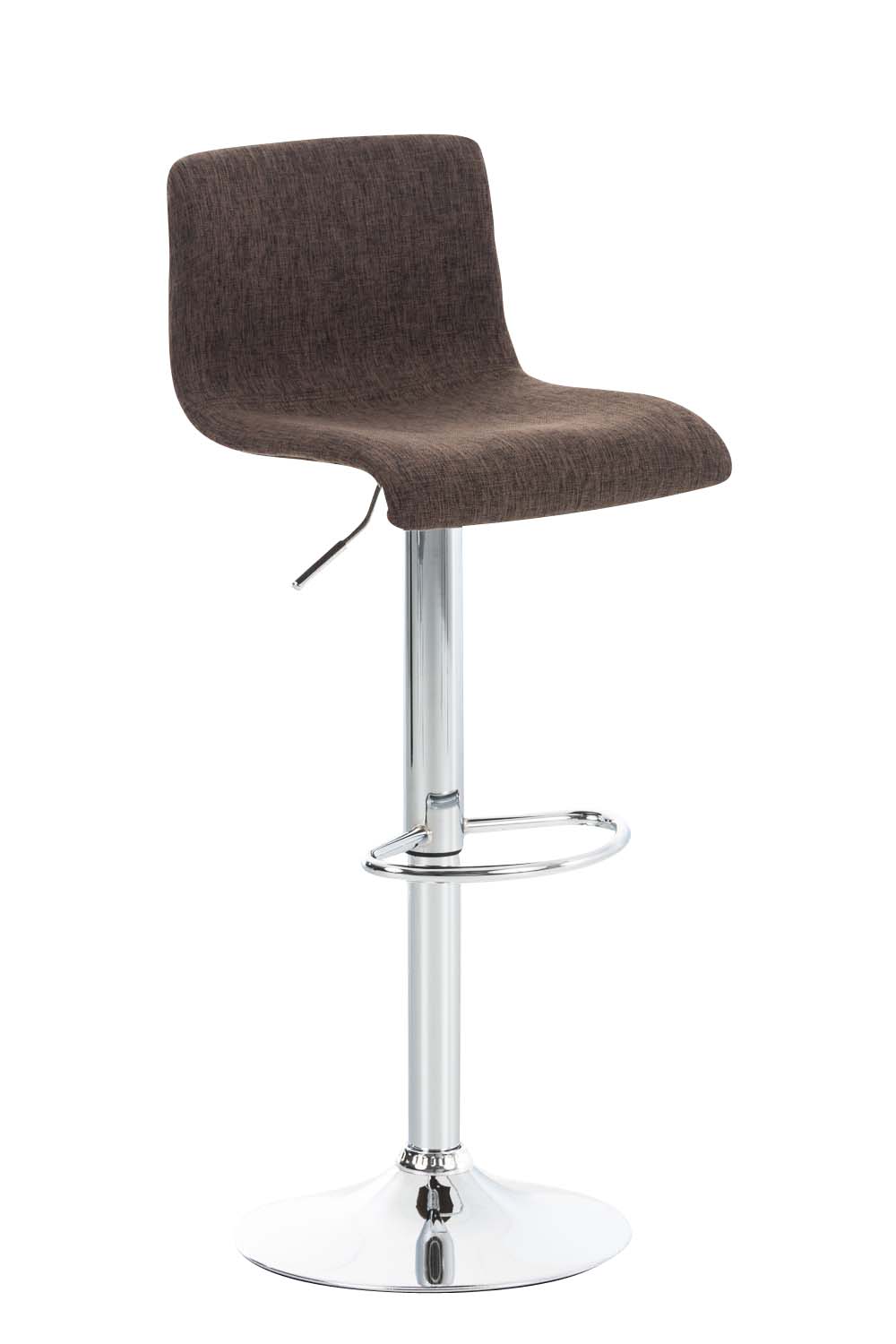 Tabouret De Bar Hoover Tissu C Brun