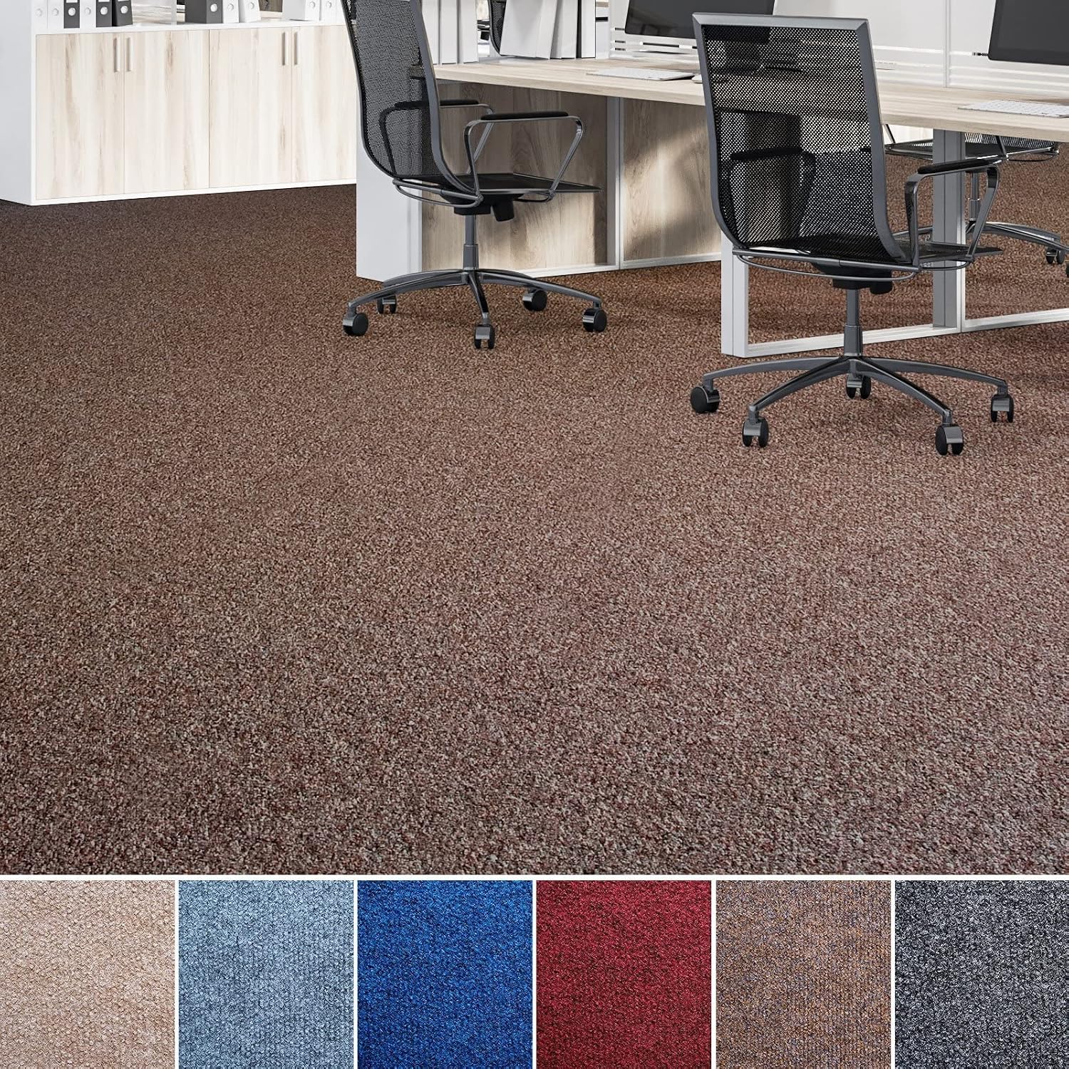 Tapis De Couloir Pour Événement Malta Marron Foncé 200 X 100 Cm